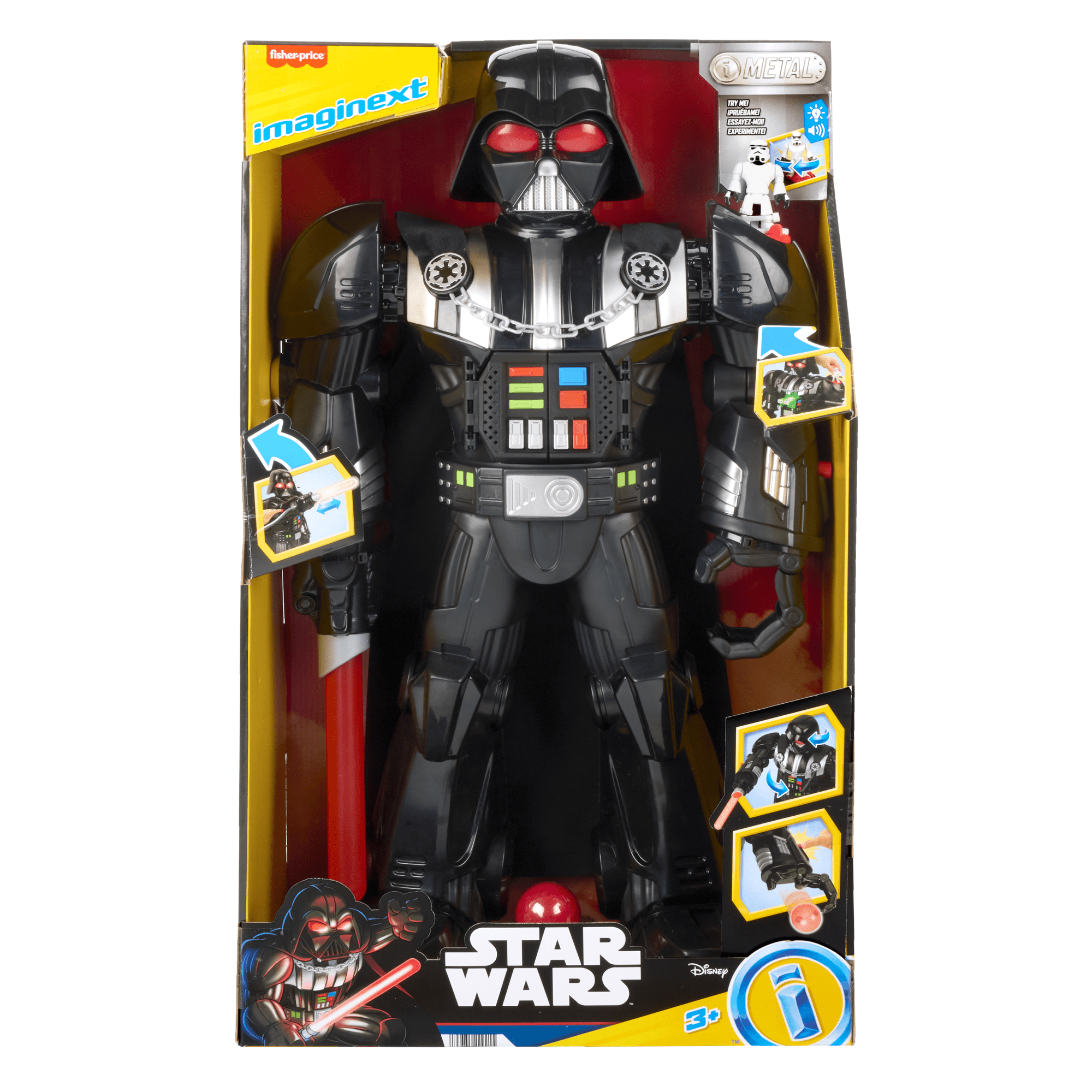 Imaginext Star Wars Robot Dark Vador. 60+ Cm. Clé Stormtrooper - Image 6