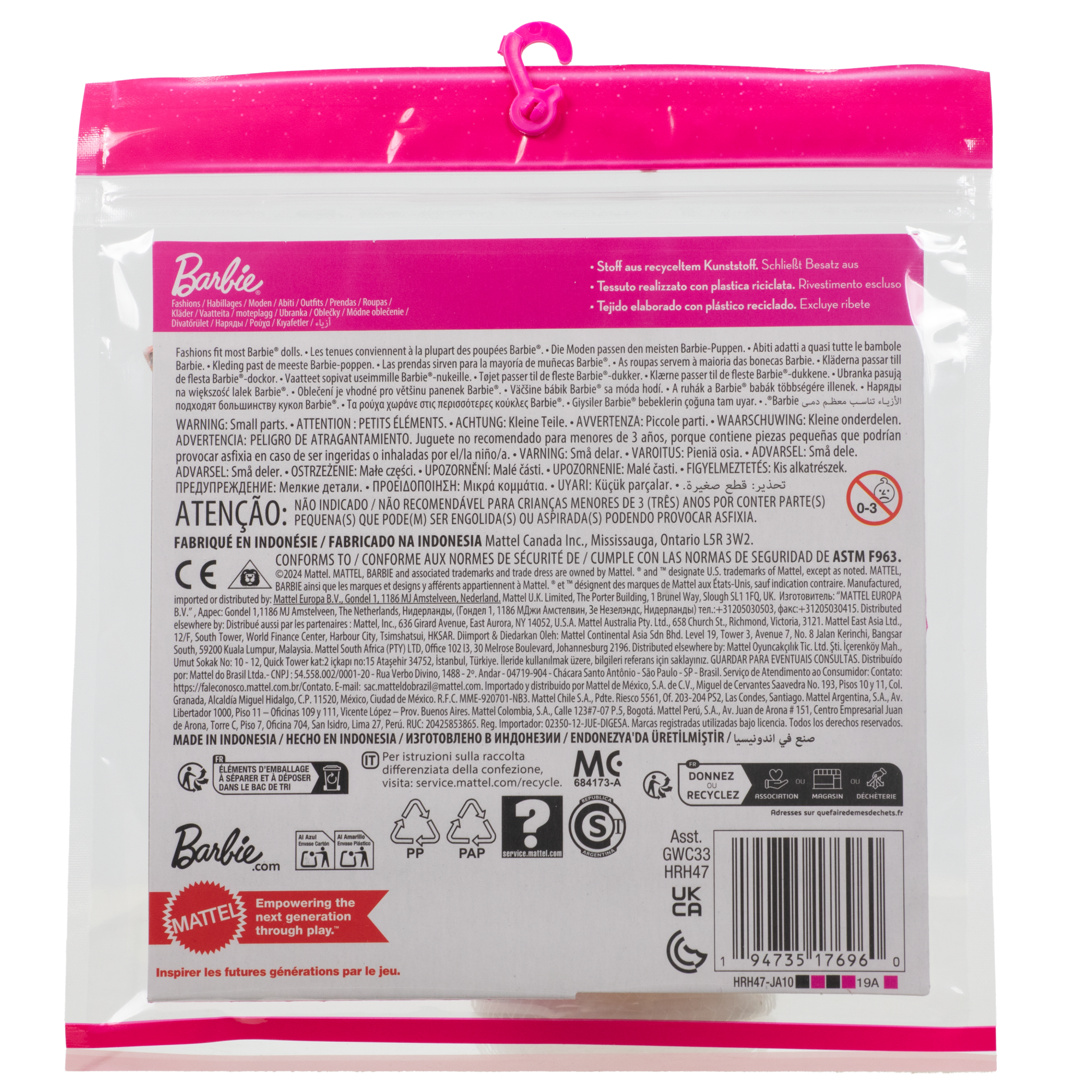 Barbie Clothes. Fashion & Accessory Pack With Cherry-inspired Outfits For Barbie & Ken Dolls - Image 3