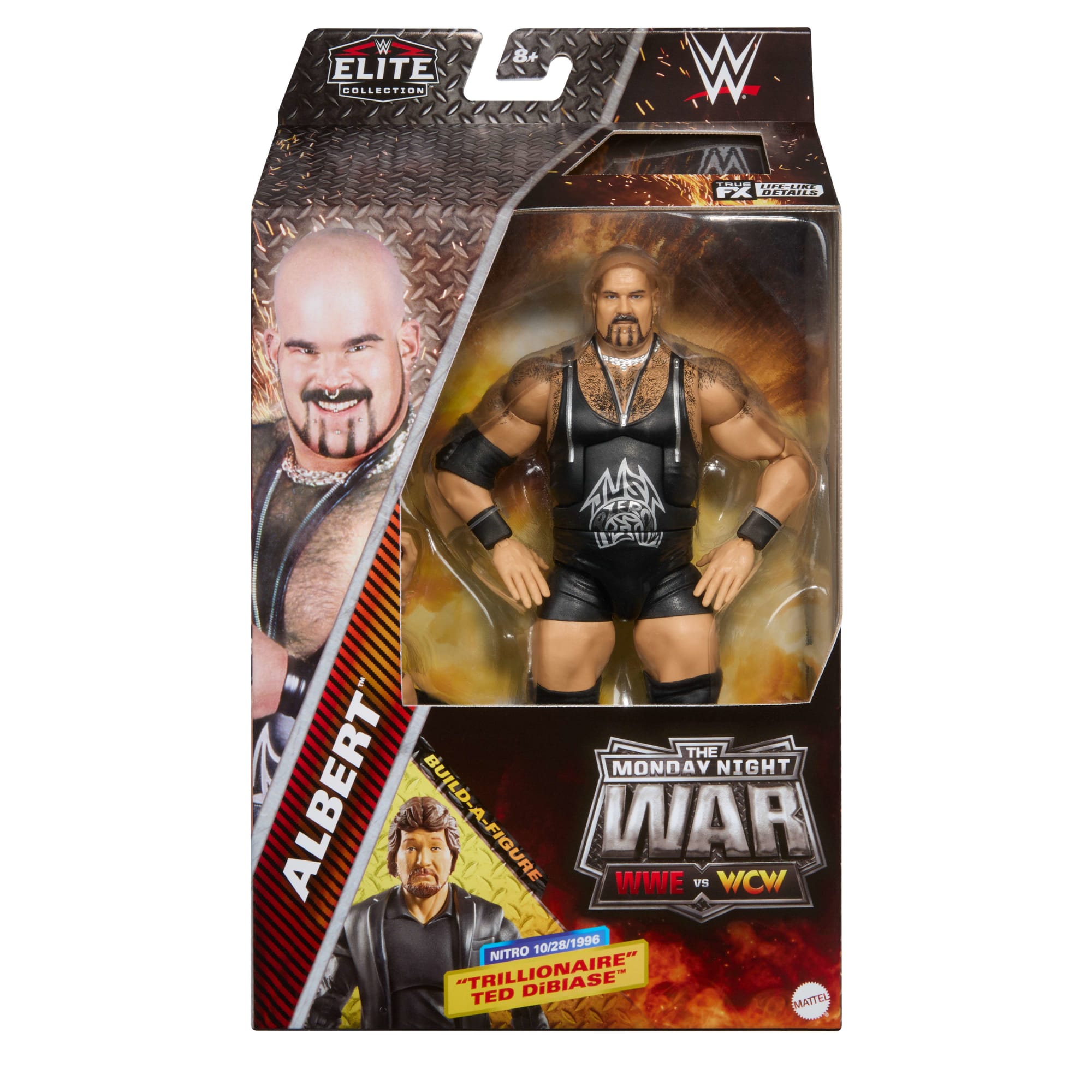 WWE Monday Night War Elite Collection Albert Action Figure & Accessories 6-Inch Collectible Set - Image 2