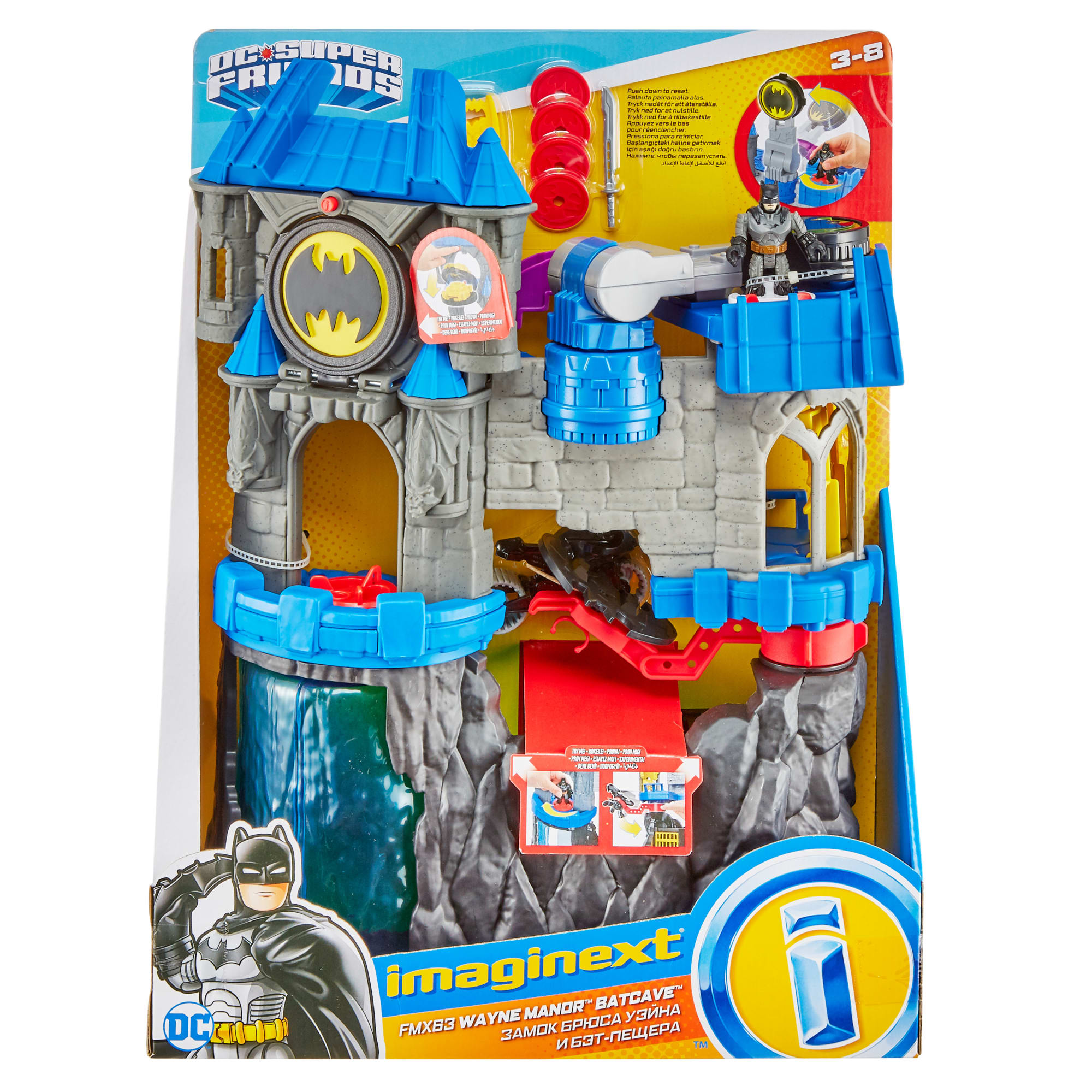 Imaginext DC Super Friends Wayne Manor Batcave Playset With Batman Figure & Accessories - Image 6