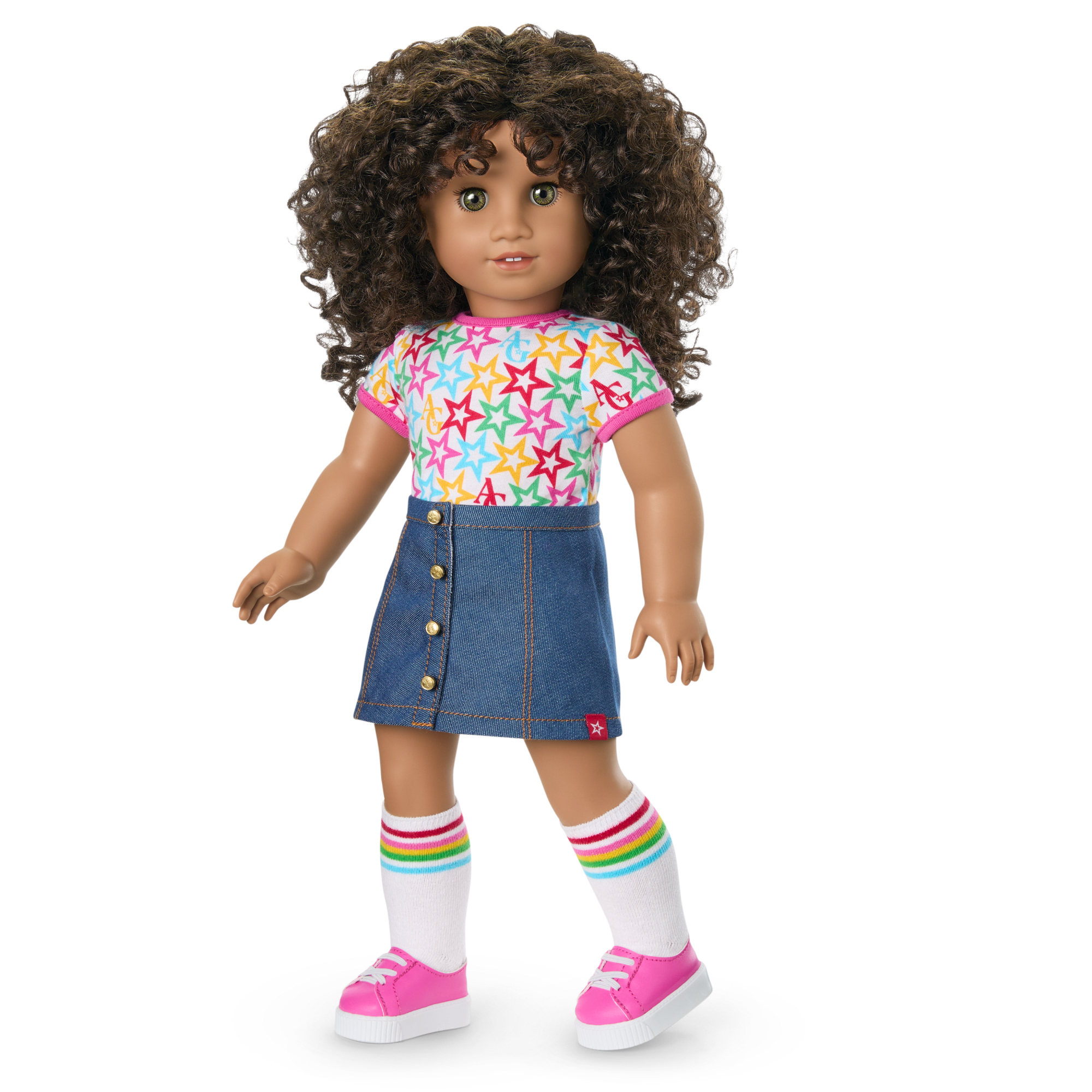 Truly Me™ 18-inch Doll #132 with curly dark-brown hair - Image 7