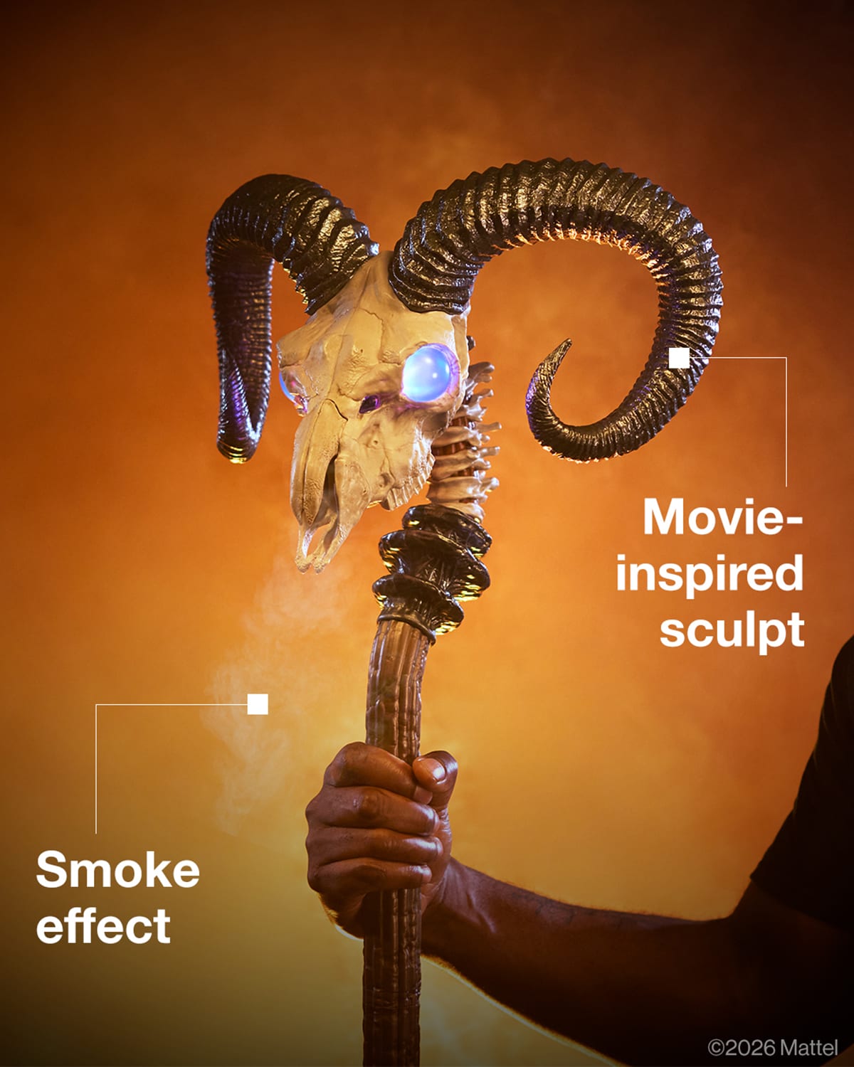 Masters Of The Universe Deluxe Movie Havoc Staff For Collector Role Play. Lights & Smoke. 5 Feet Plus - Image 3