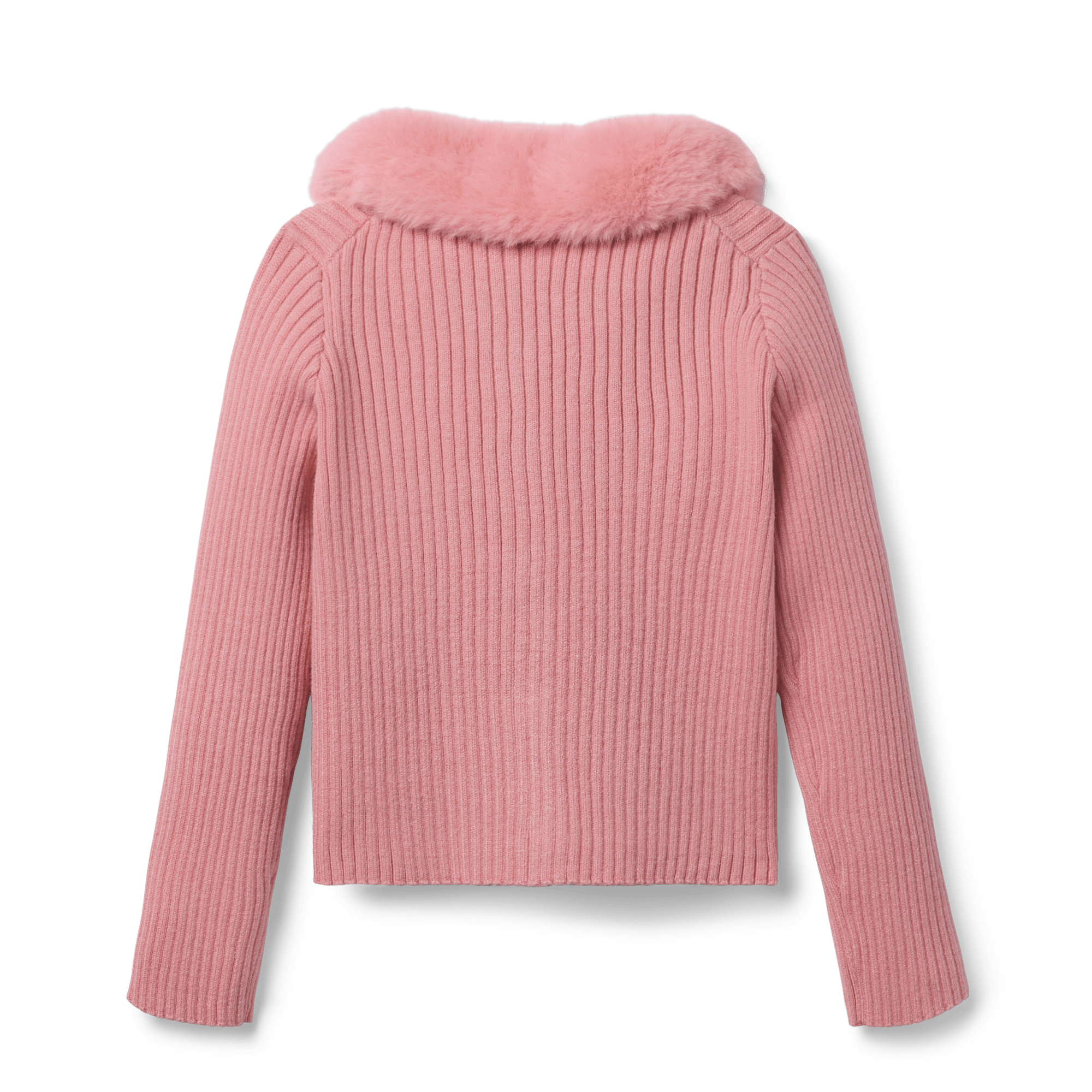 American Girl® x Janie and Jack Rosy Ribbed Cardigan for Girls - Image 5