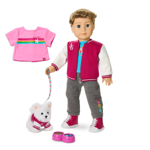 Truly Me™ 18-inch Doll #104. Puppy & Accessories AG™ Star Squad Bundle