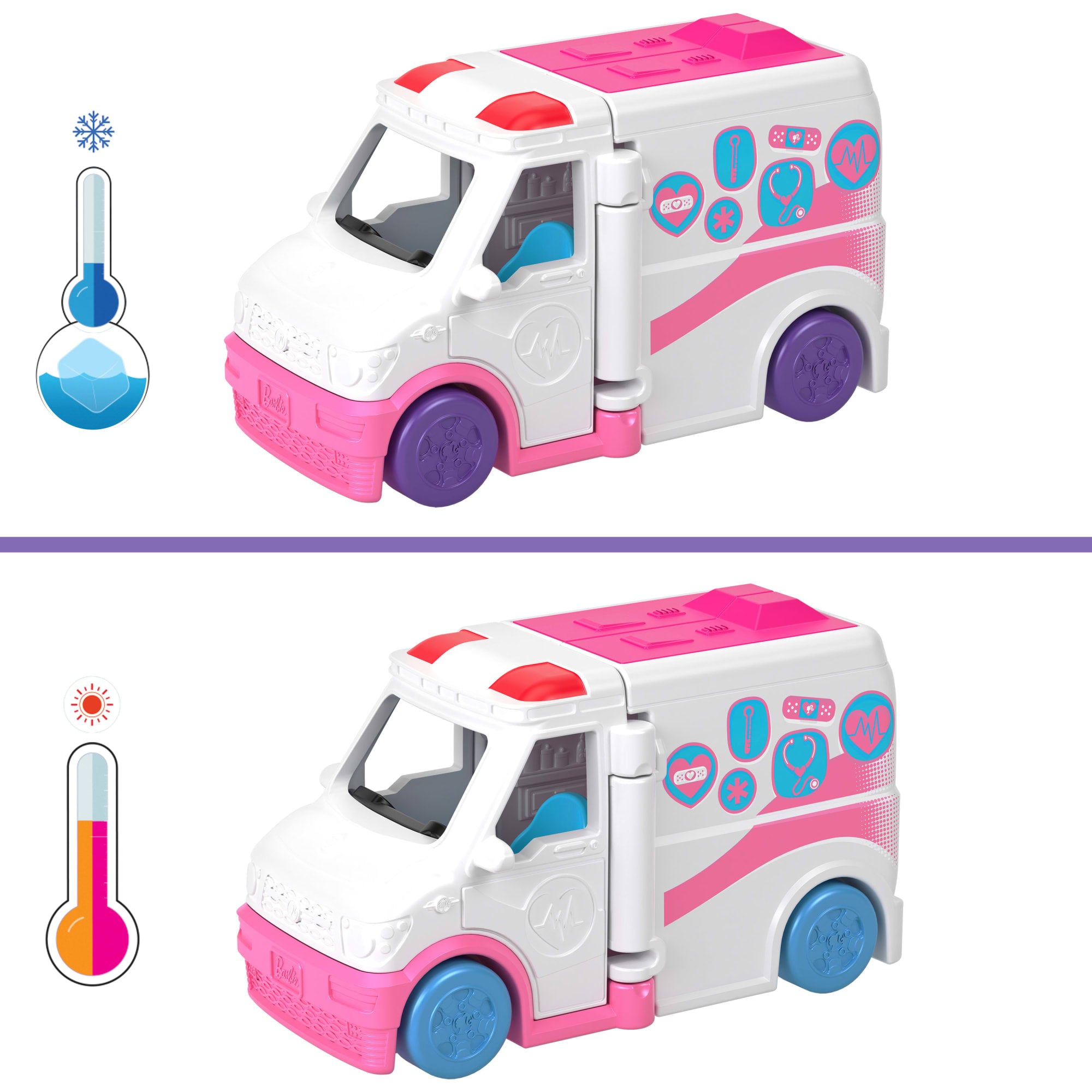 Barbie Mini BarbieLand Veículo para Boneca Ambulância com Mini Boneca - Image 3