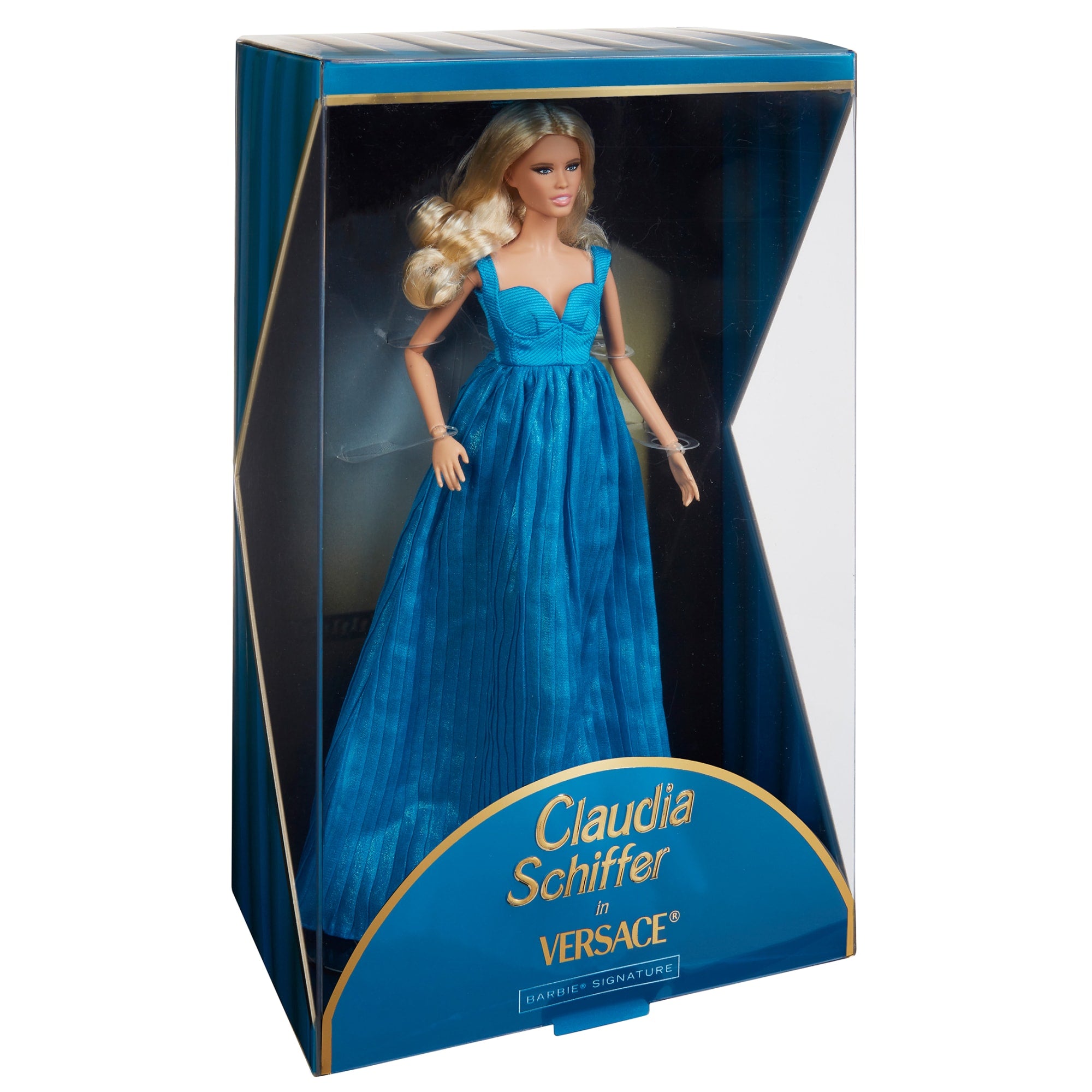 Claudia Schiffer Supermodel Barbie Doll in Versace Gown | Mattel Creations - Image 14