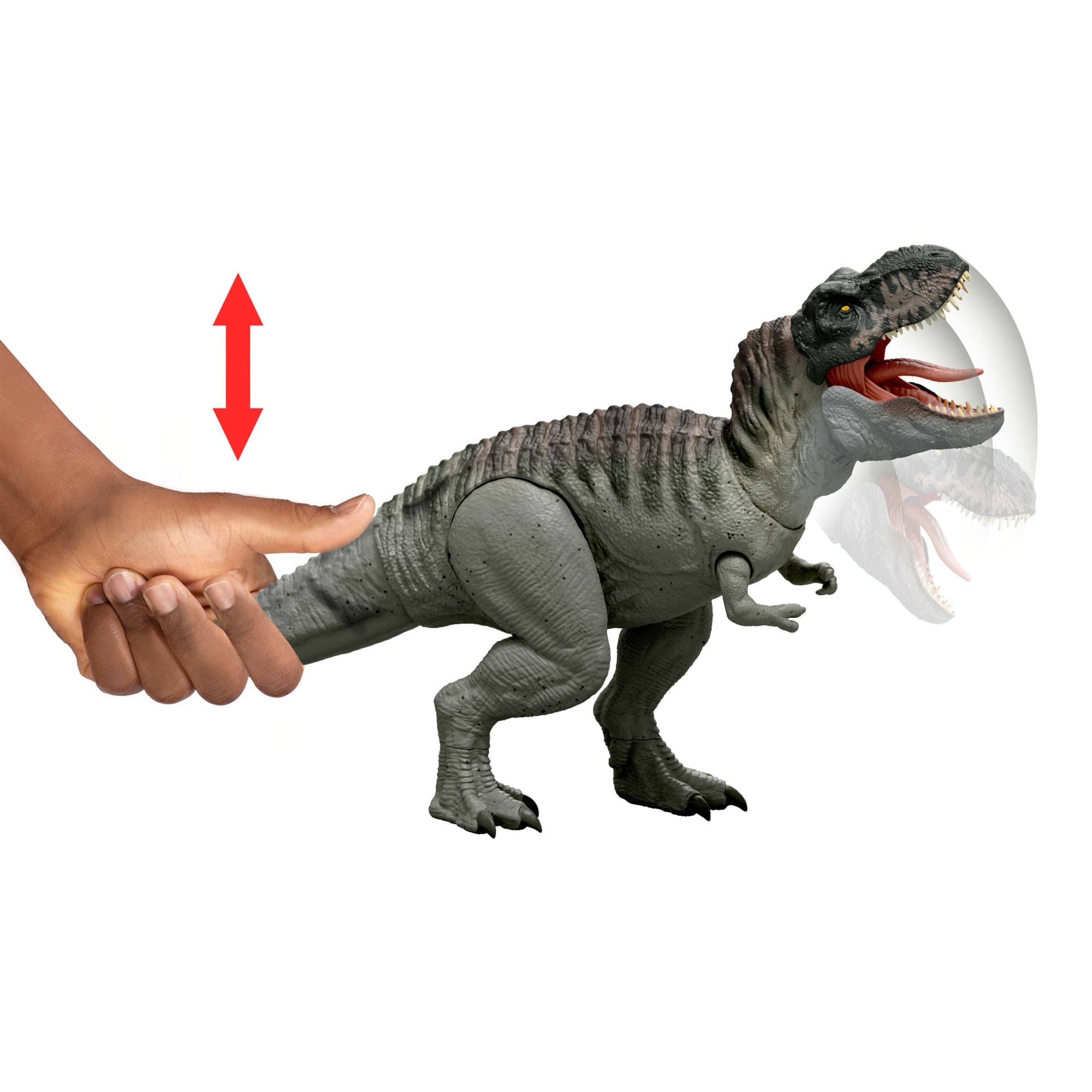 Jurassic World Dinosaurio de Juguete Rebirth T-Rex Mordida Destructora - Image 3