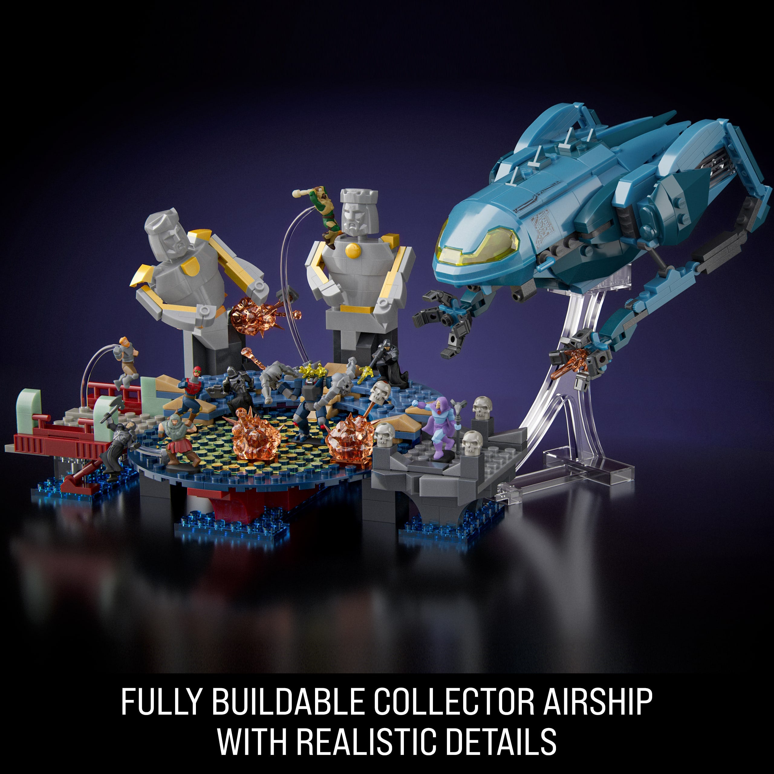 Mattel Brick Shop Masters Of The Universe Attack Of The Collector Building Toy Kit (593 Pieces). For Collectors - Image 4