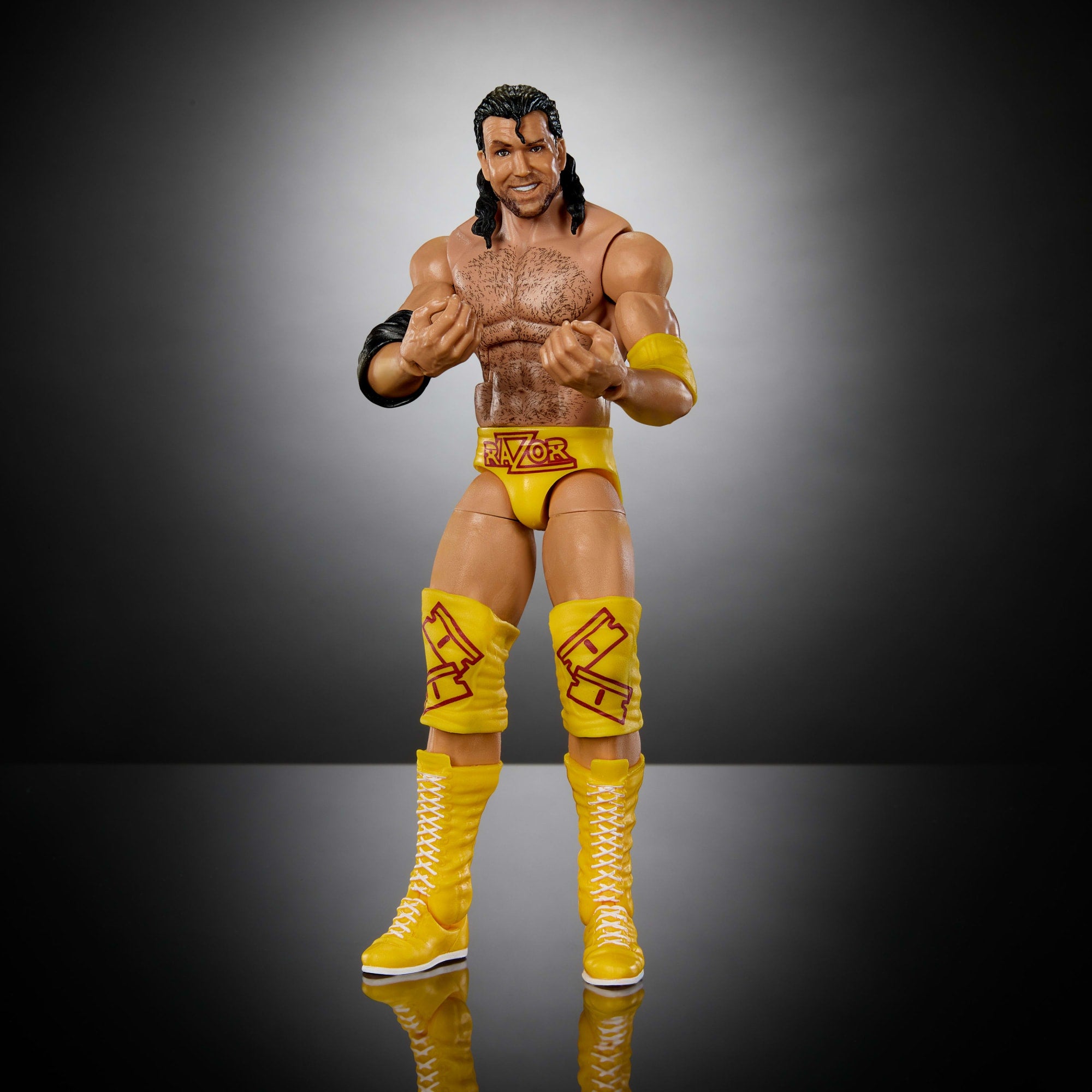 WWE Monday Night War Elite Collection Razor Ramon Action Figure & Dusty Rhodes Build-A-Figure Parts - Image 5