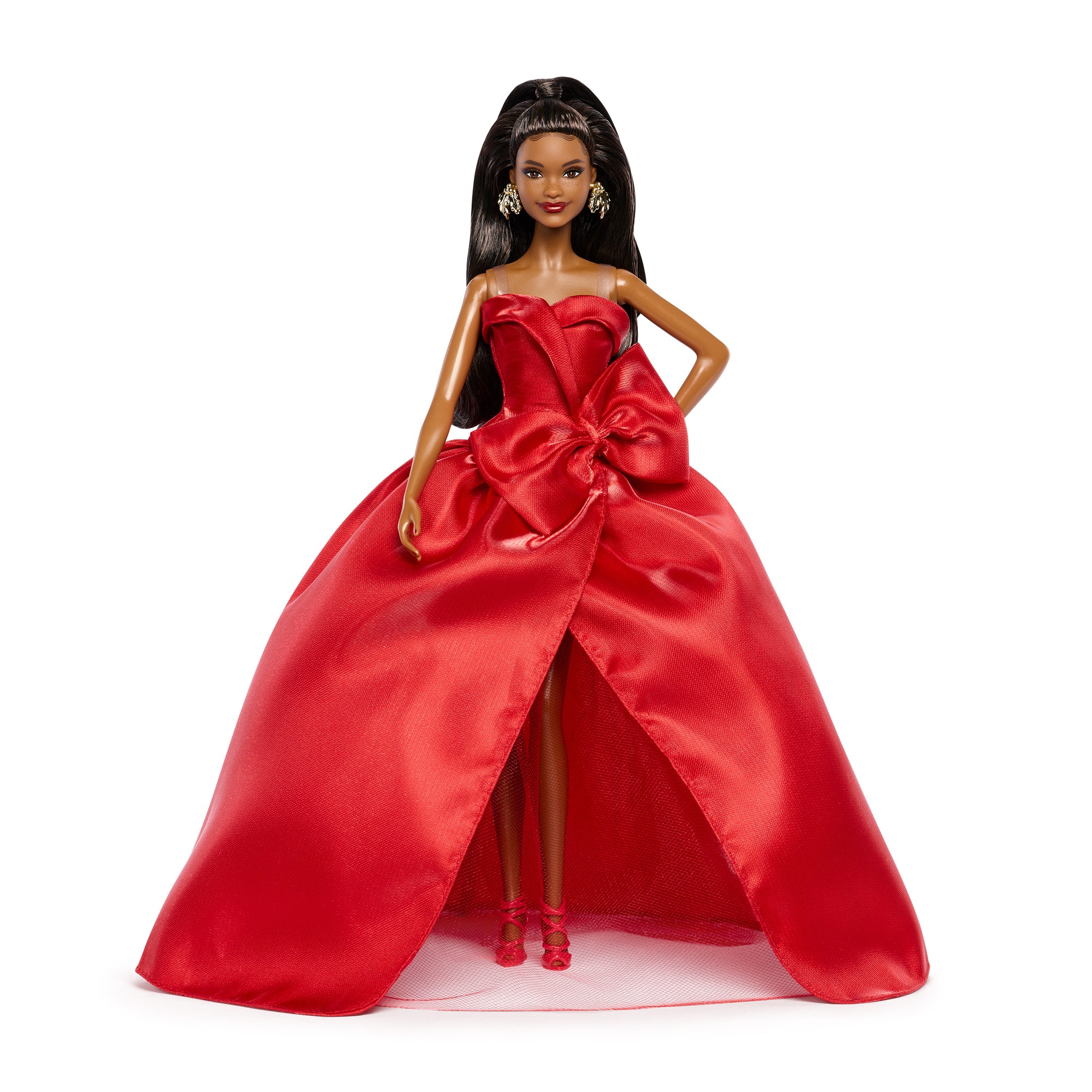 Barbie Signature 2026 Holiday Barbie Doll with Black Hair - Image 2