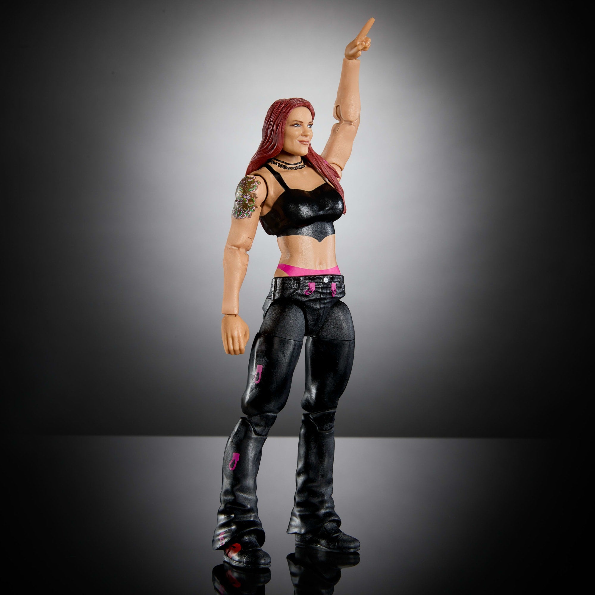 WWE Monday Night War Elite Collection Lita Action Figure & Dusty Rhodes Build-A-Figure Parts - Image 5