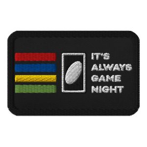 UNO Social Club It's Always Game Night Black Patch