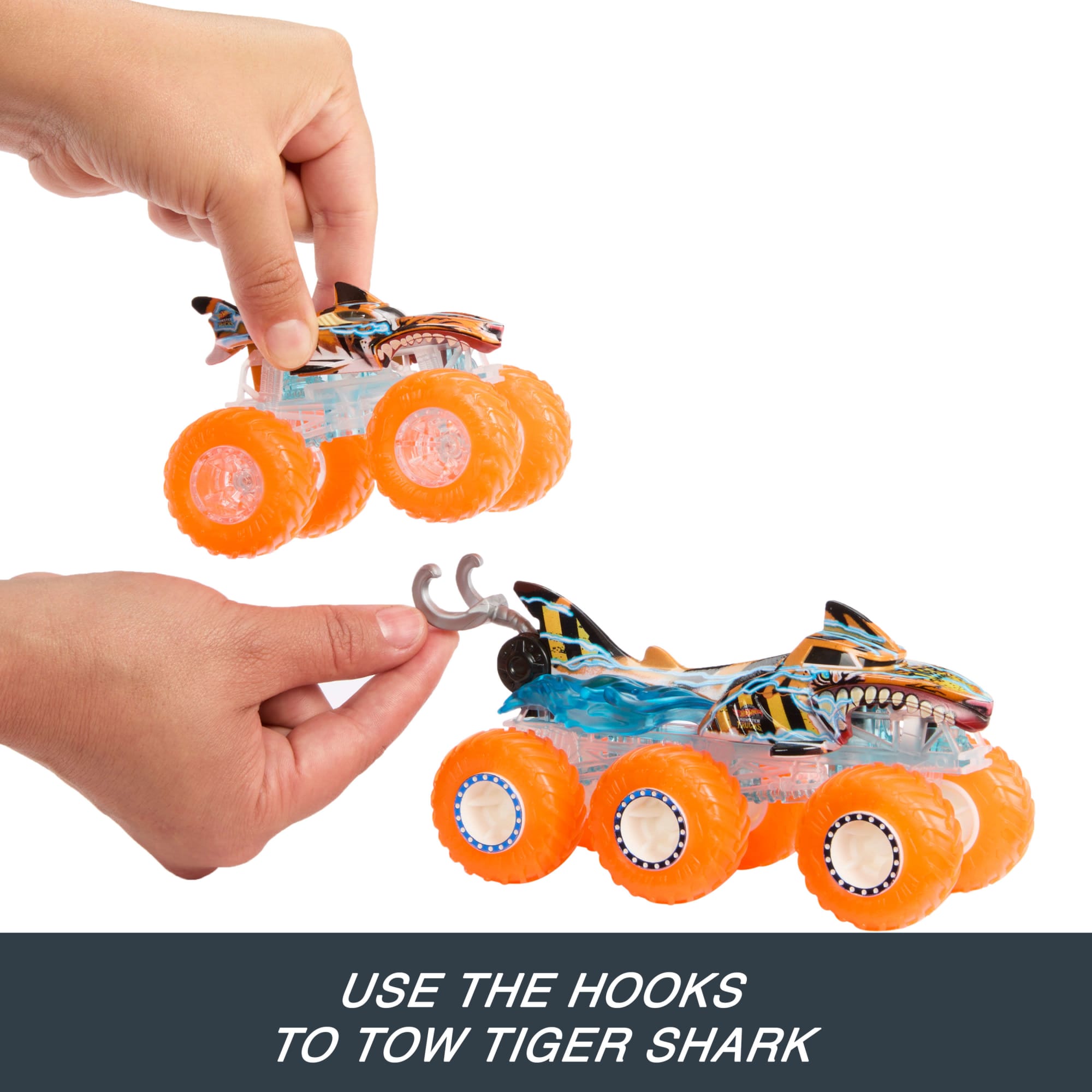 Hot Wheels Monster Trucks Power Smashers Toy Truck & Big Rig Multipack (4 Toy Trucks) - Image 5