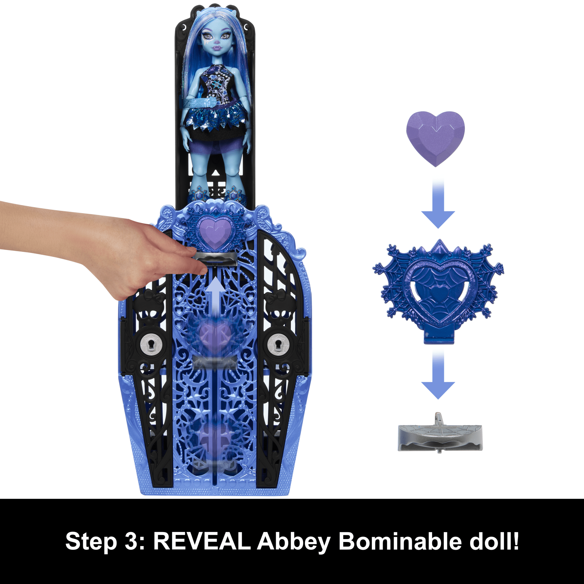 Monster High Skulltimate Secrets Monster Mysteries Playset. Abbey Bominable Doll With 19+ Surprises - Image 5