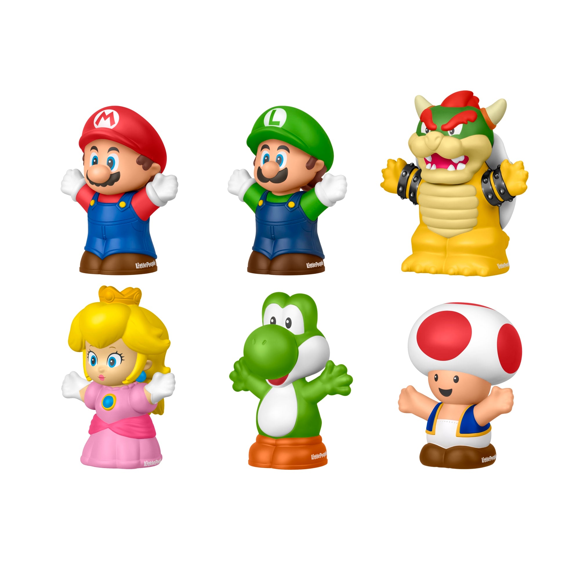Fisher-Price Little People My Mario Figure 6-Pack Toy Set For Toddlers & Kids - Image 3