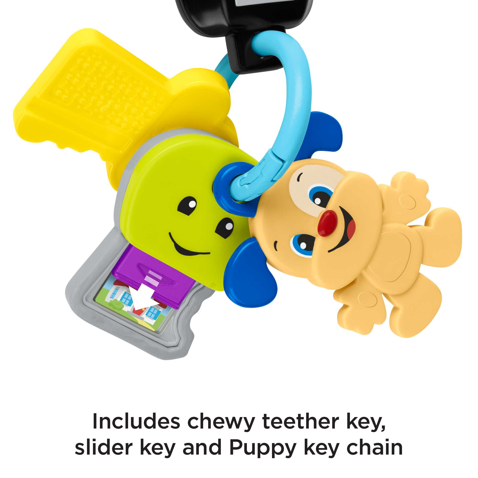 Fisher-Price Laugh & Learn Play & Go Keys Musical Learning Toy For Infant & Toddler - Image 4