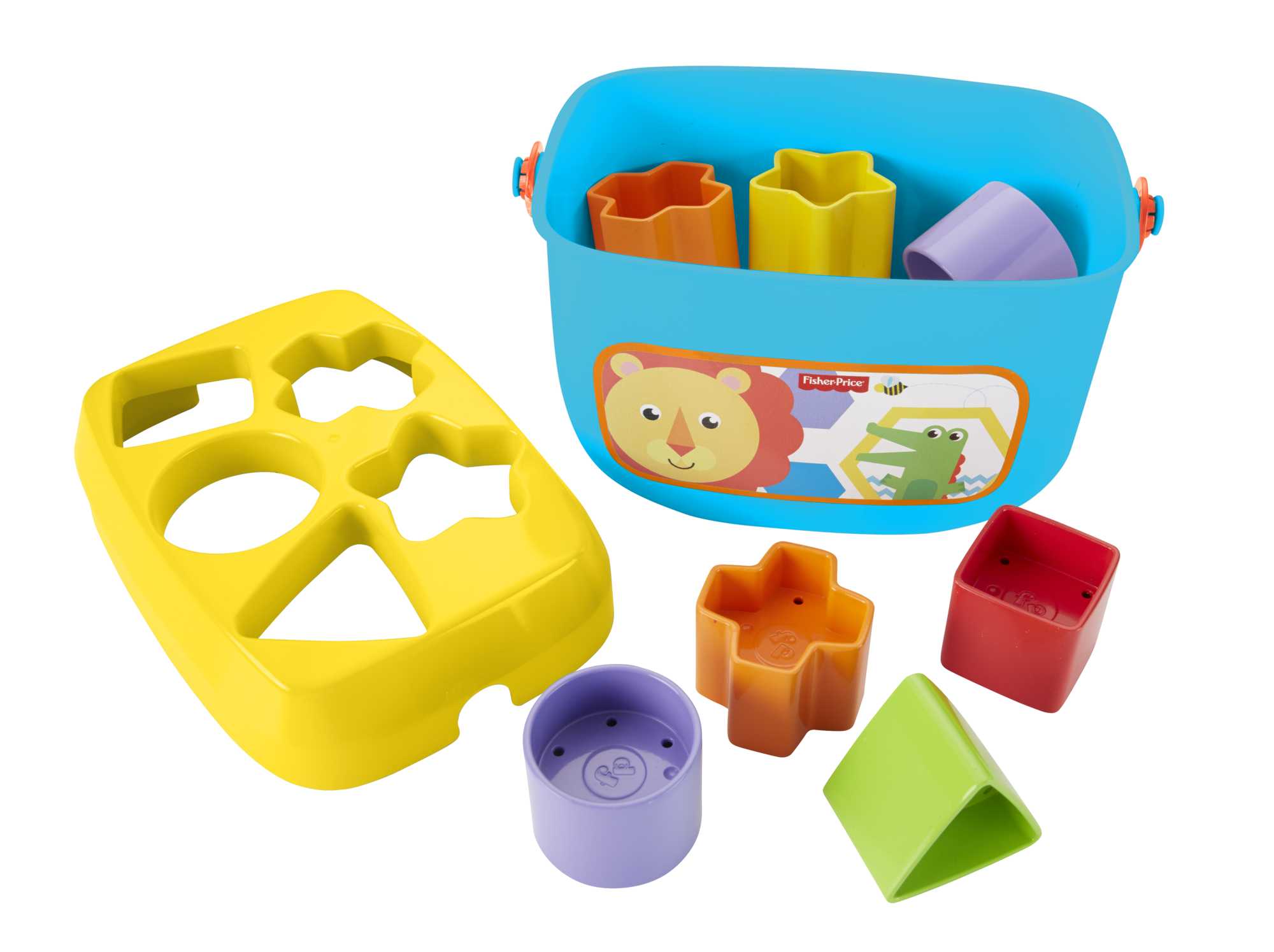 Fisher-Price Baby's First Blocks Shape-Sorting Toy. Set Of 10. For Infants 6+ Months - Image 4