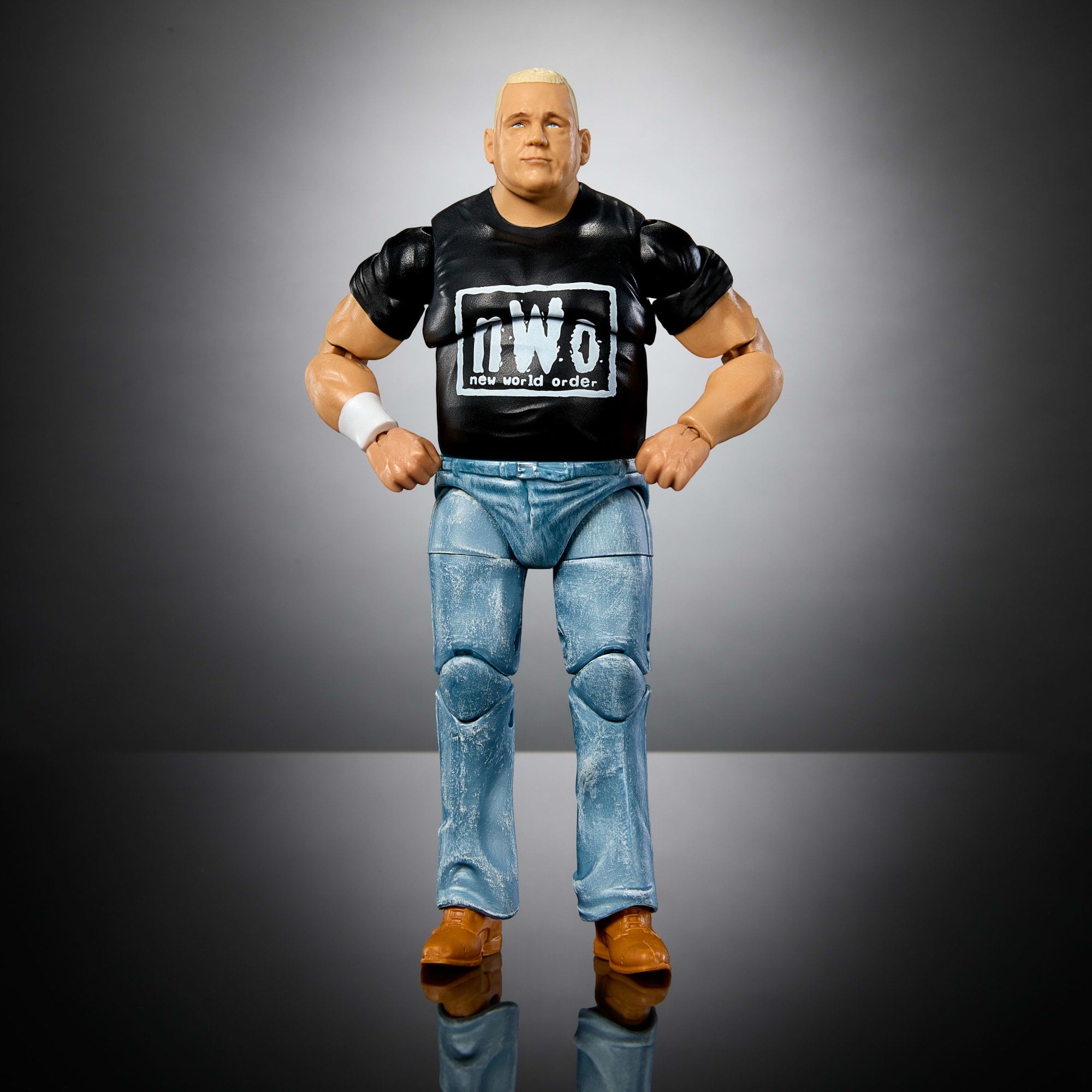 WWE Monday Night War Elite Collection Ultimate Warrior Action Figure & Dusty Rhodes Build-A-Figure Parts - Image 8