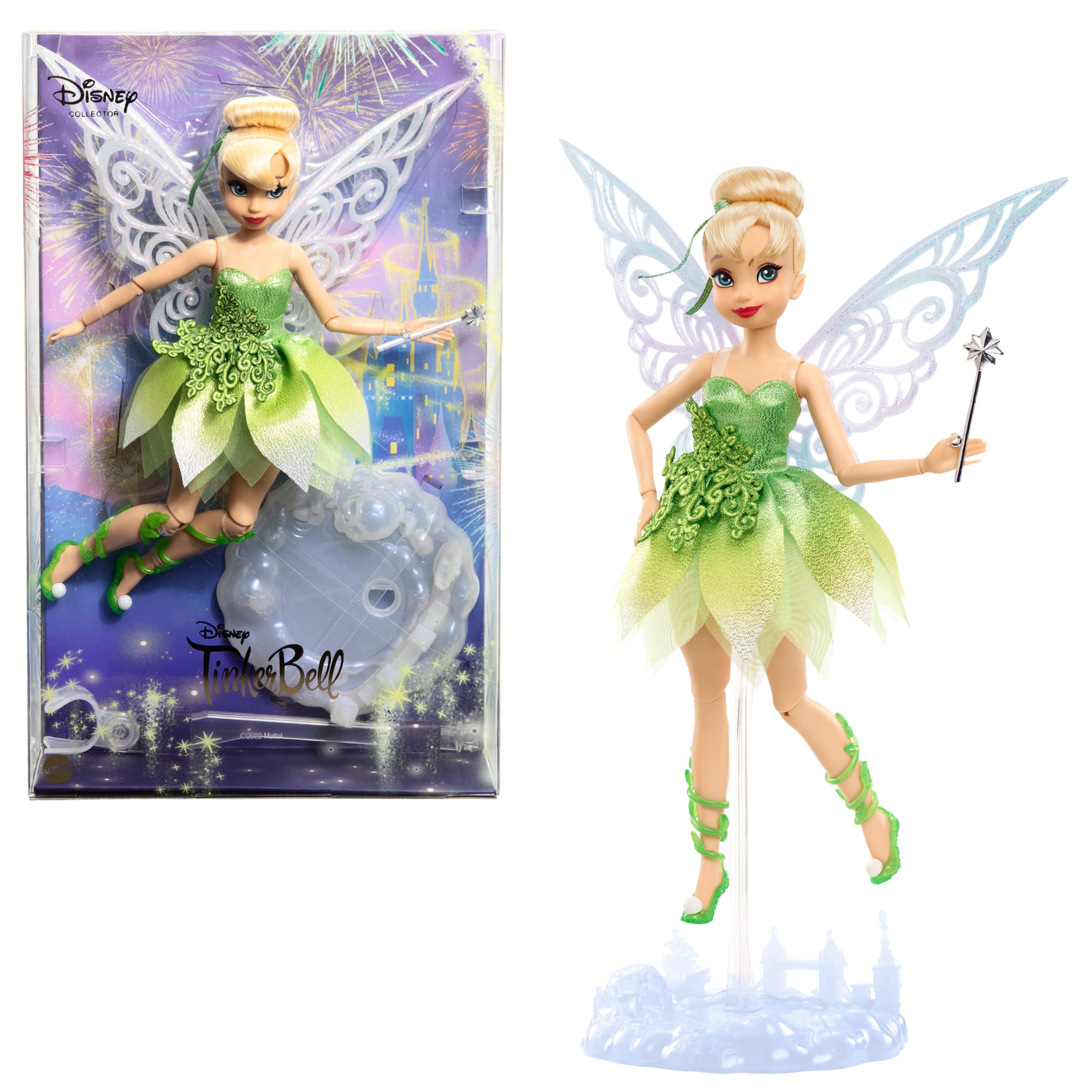 Disney Toys. Disney100 Collector Tinker Bell Doll. Gifts For Kids And Collectors