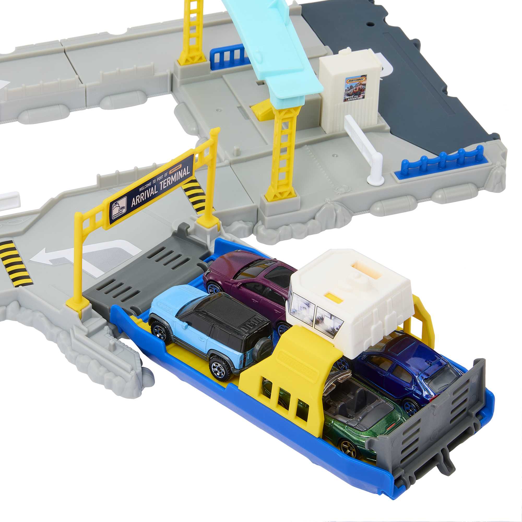 Matchbox Cars Playset. Ferry Port Set With Ferry Boat & 1 Matchbox Car - Image 3