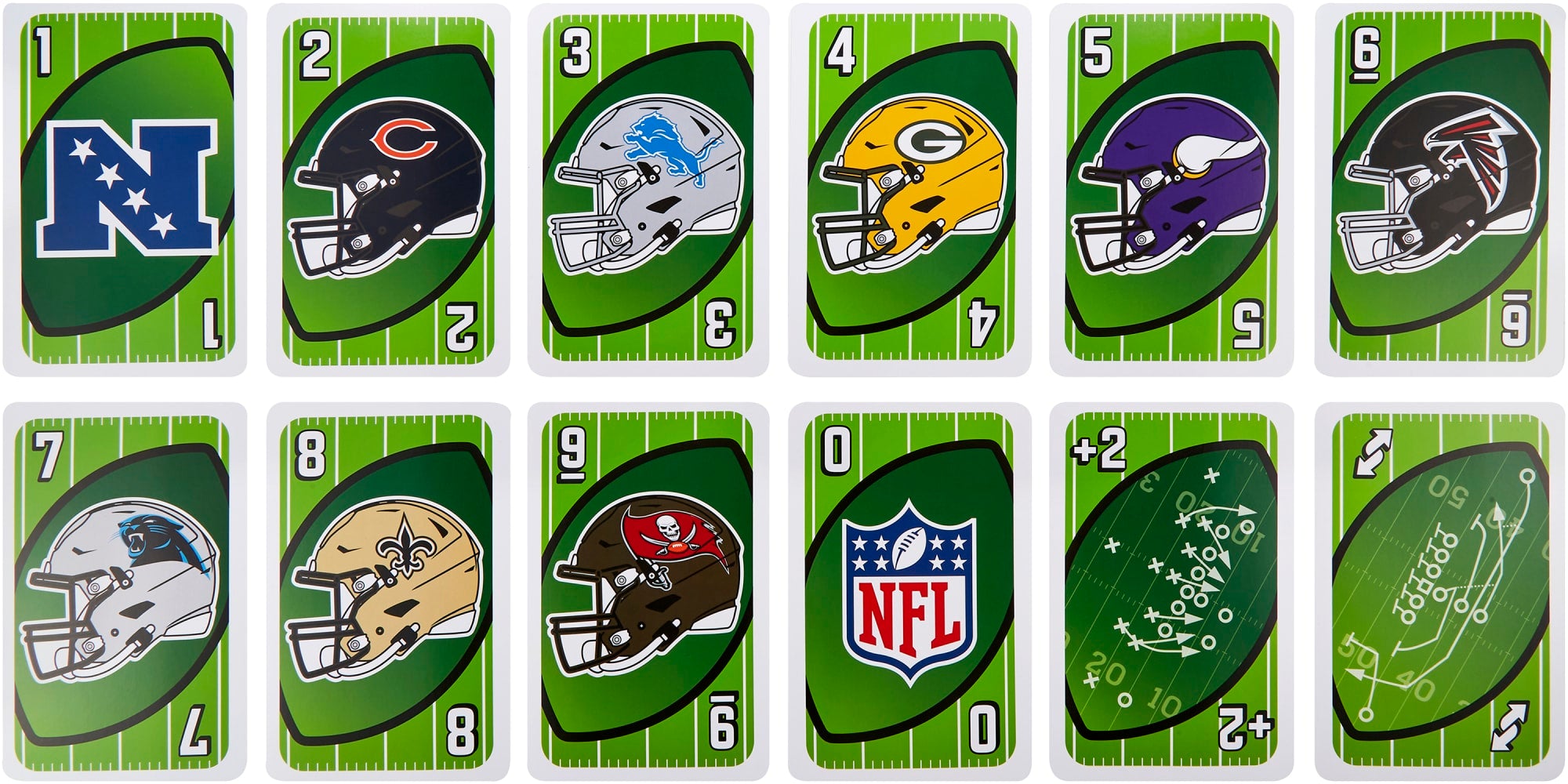 Giant UNO NFL Game For Kids. Adults & Family Night - Image 3