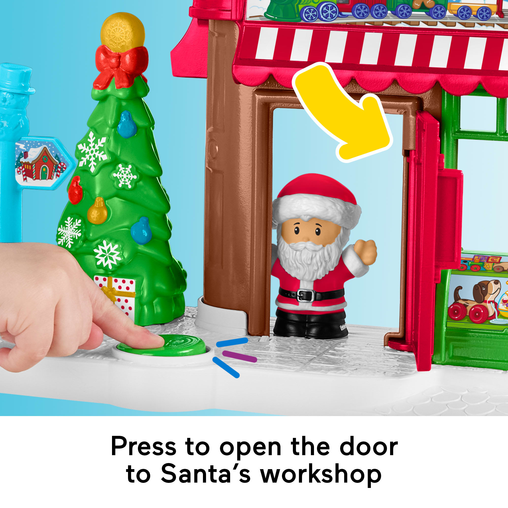 Fisher-Price Little People Christmas Wonderland Gift Set. Playset With Figures For Toddlers - Image 3