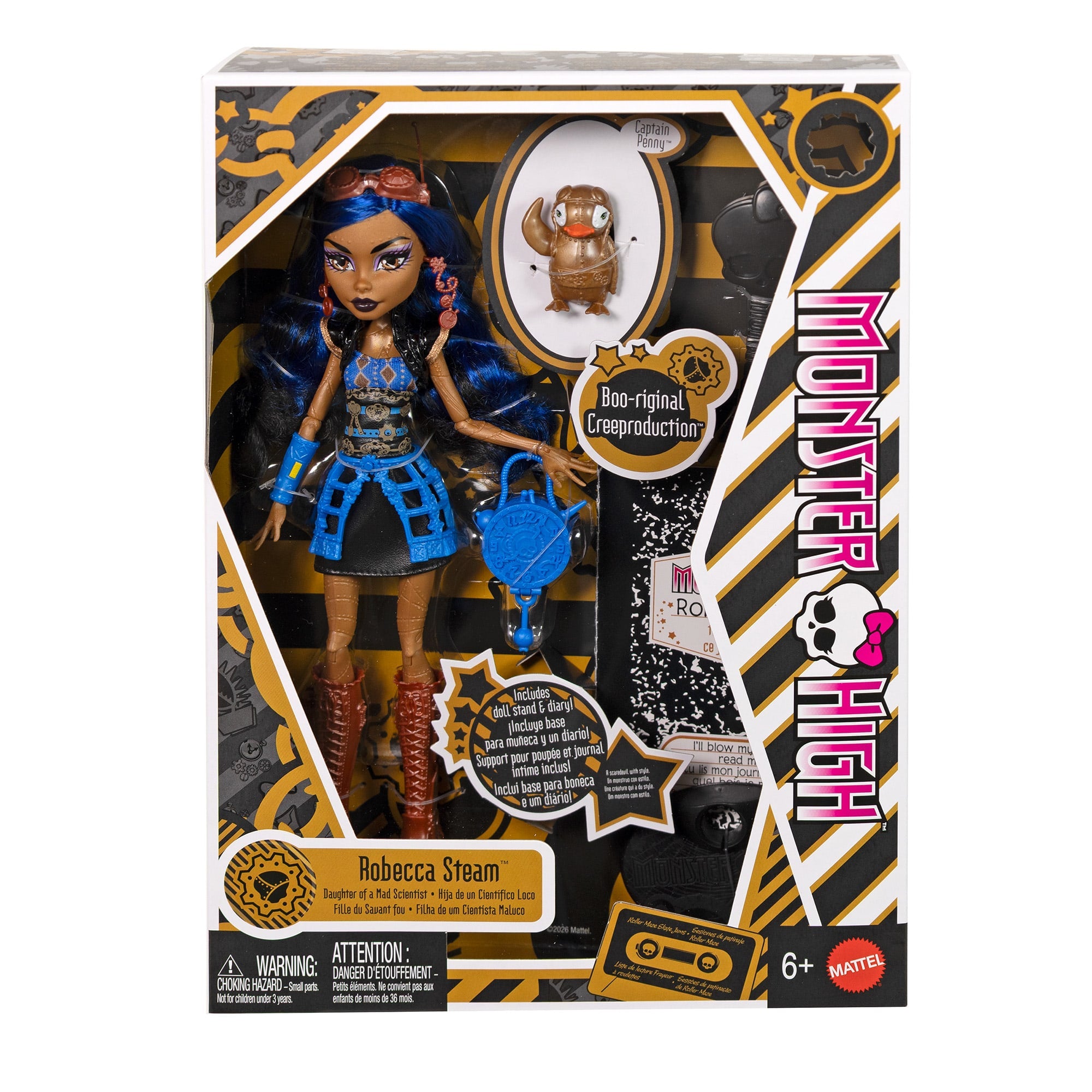 Monster High Boo-riginal Creeproduction Robecca Steam Doll - Image 8