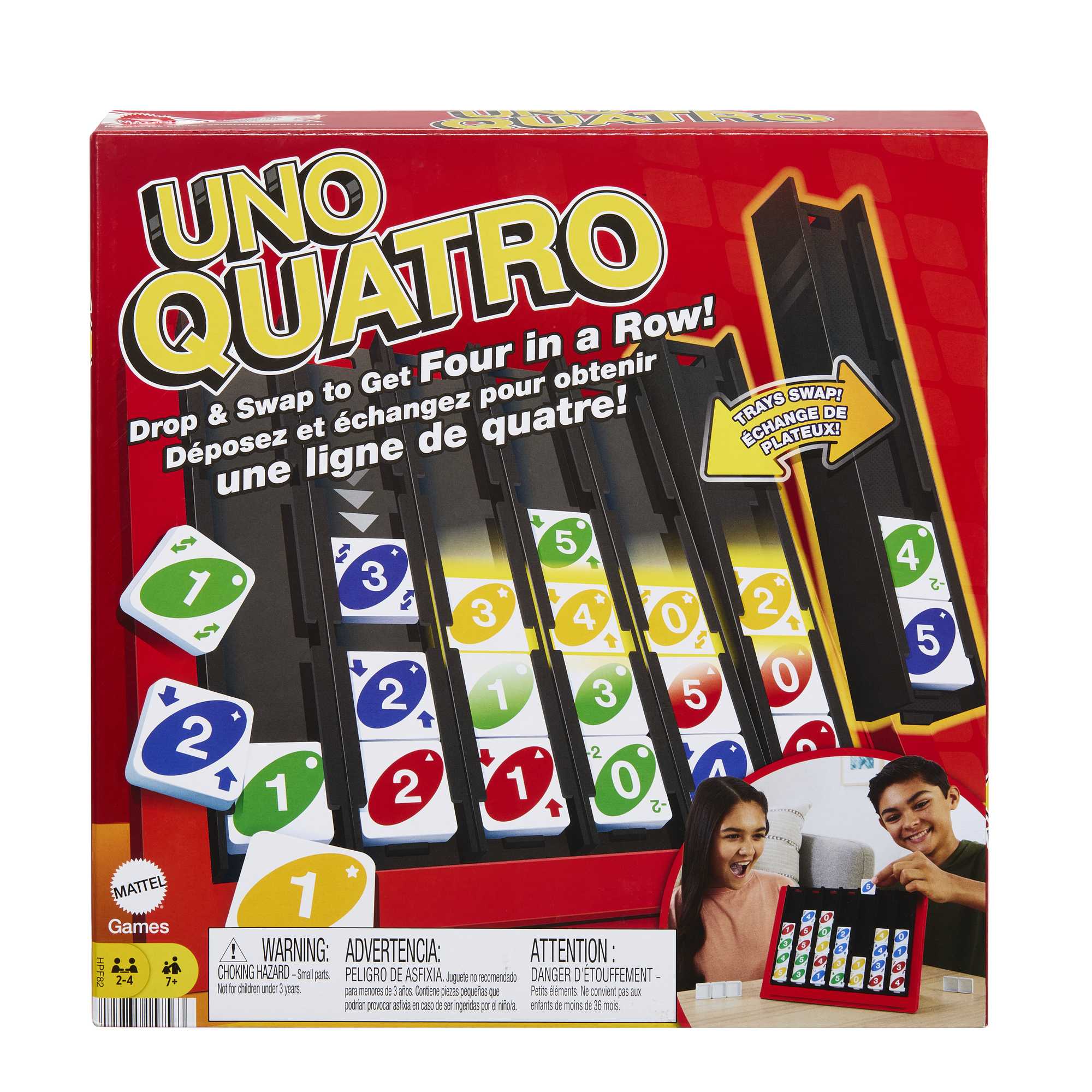 UNO Quatro Game. Adult. Family And Game Night