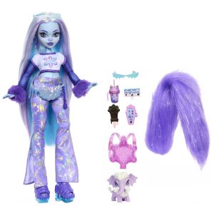 Monster High Poupée Abbey Bominable. Vêtements Yéti et Access.