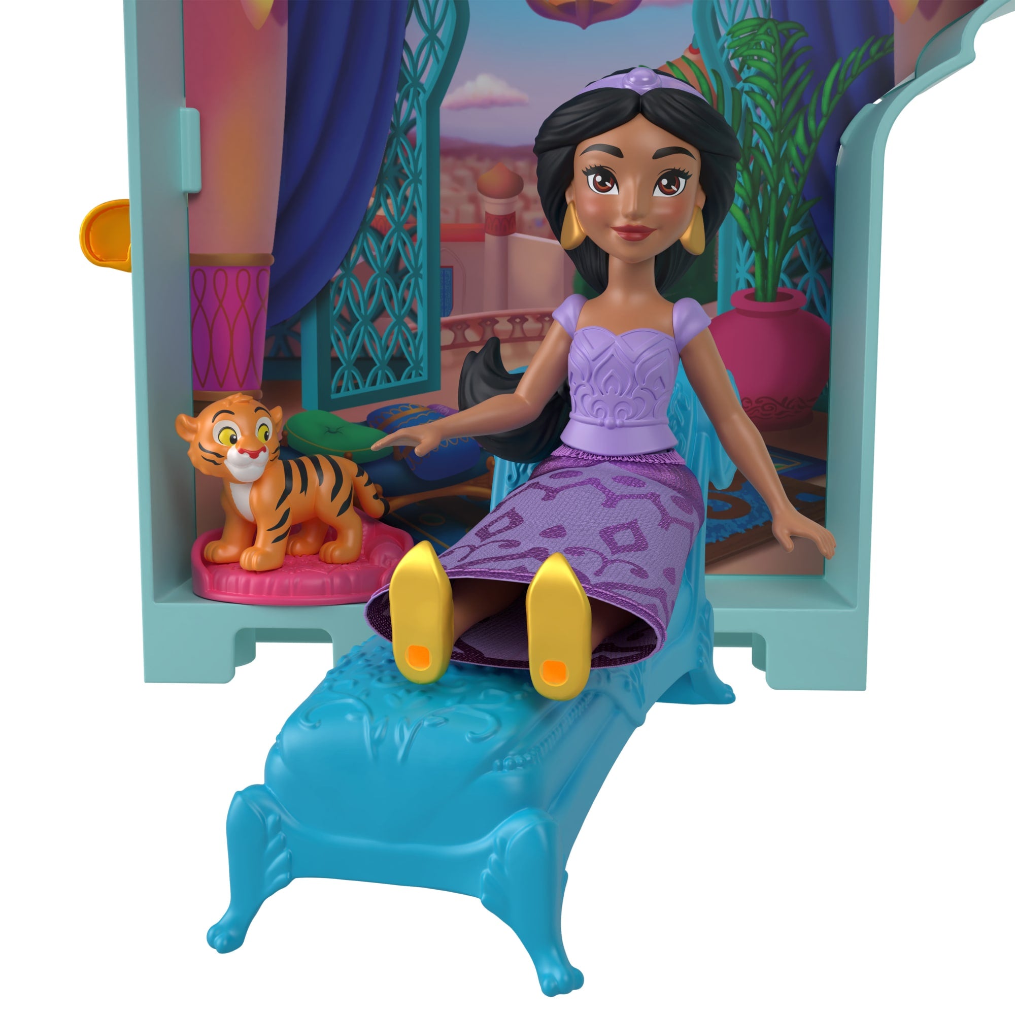 Disney Princess Jasmine Stacking Castle Doll House With Small Doll. inspired By Disney Movie Aladdin - Image 4