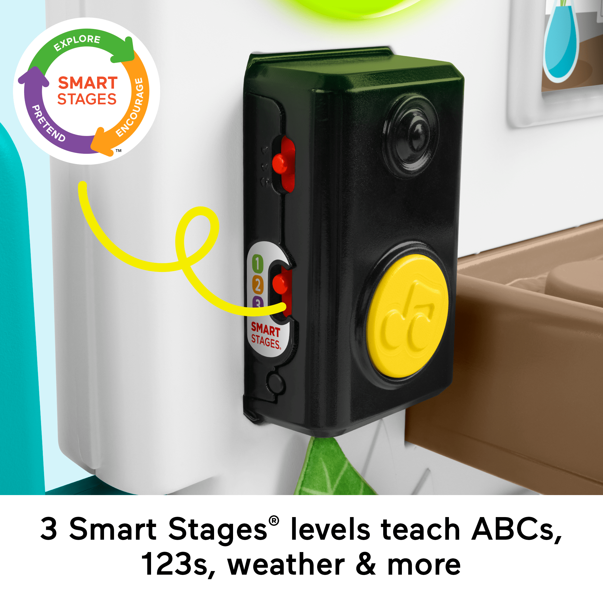 Fisher-Price Laugh & Learn Ultimate Playhouse Baby & Toddler Electronic Learning Toy. Multilanguage Version - Image 3