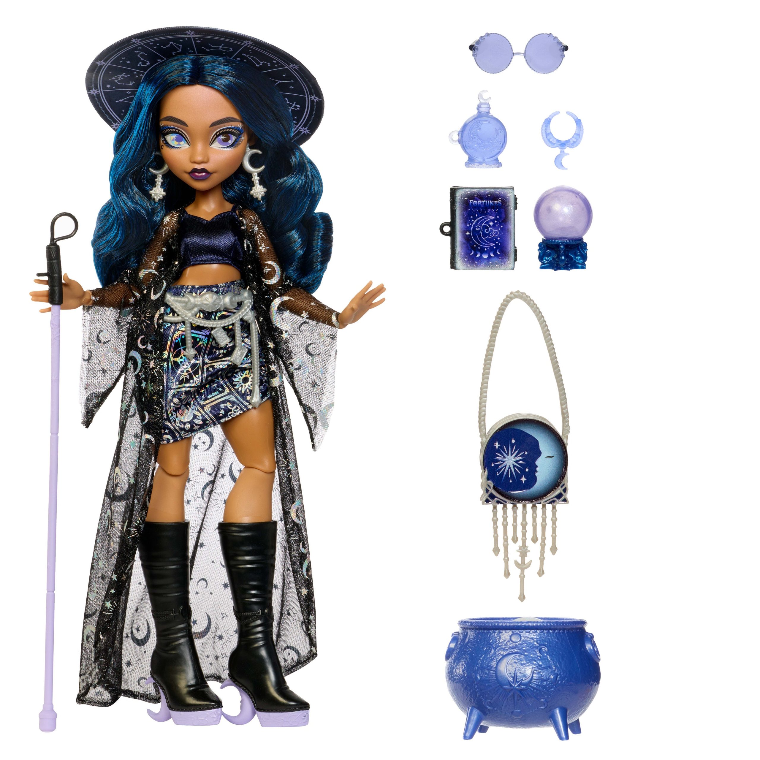 Monster High-Poupée Claire de Luna-Avec Accessoires - Image 4