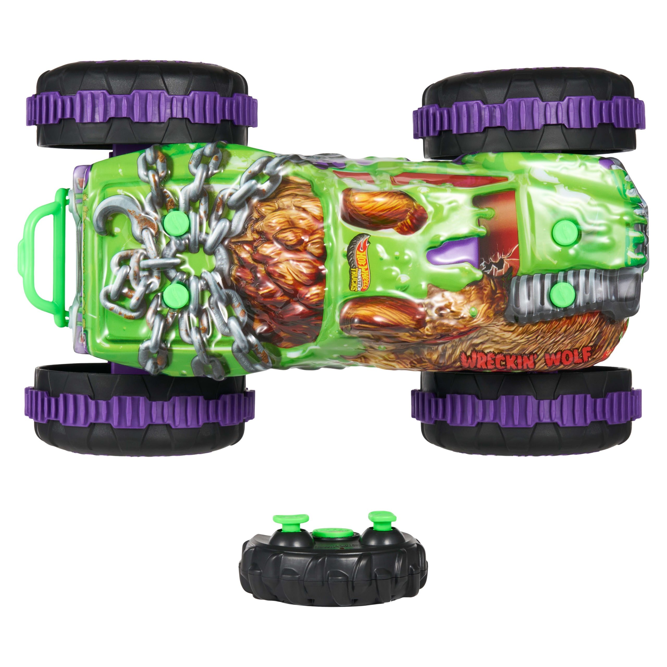 Hot Wheels Monster Trucks Loup Ravageur Télécommandé - Image 3