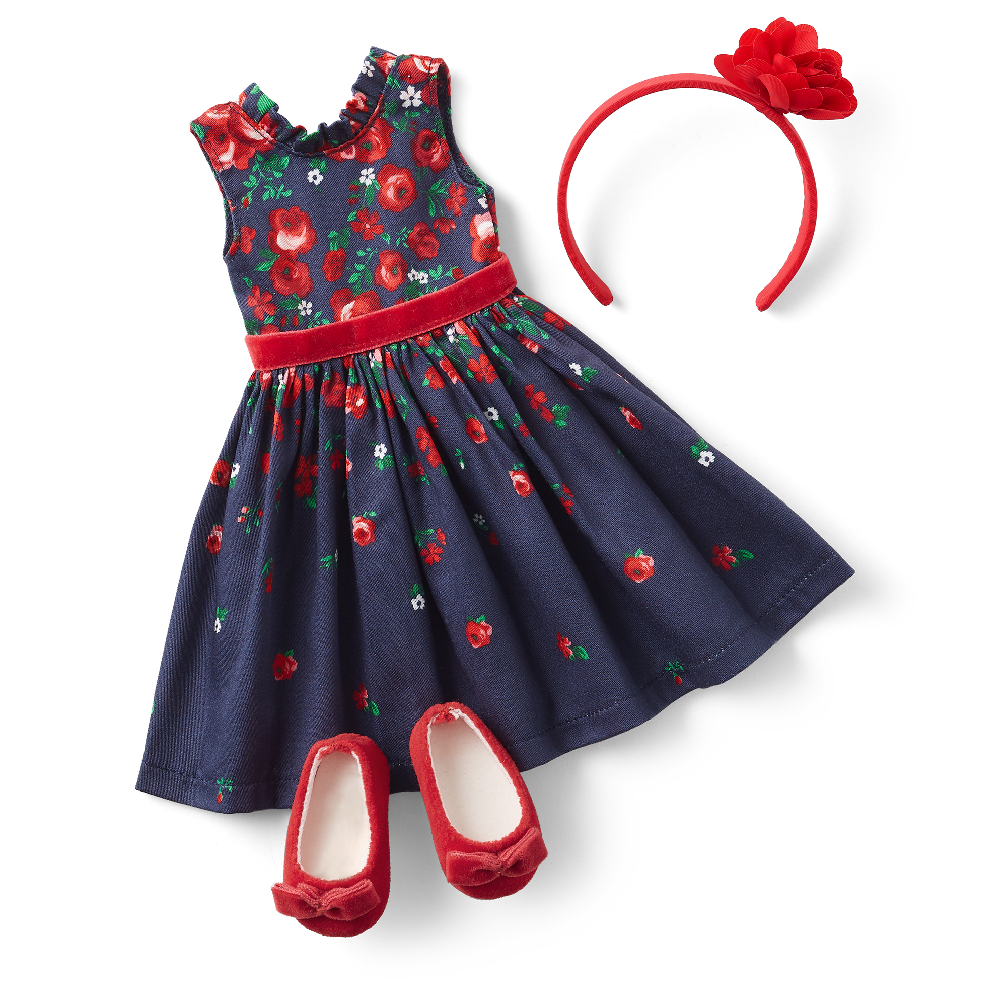 American Girl® x Janie and Jack Wrapped in Roses Party Dress for WellieWishers™ Dolls
