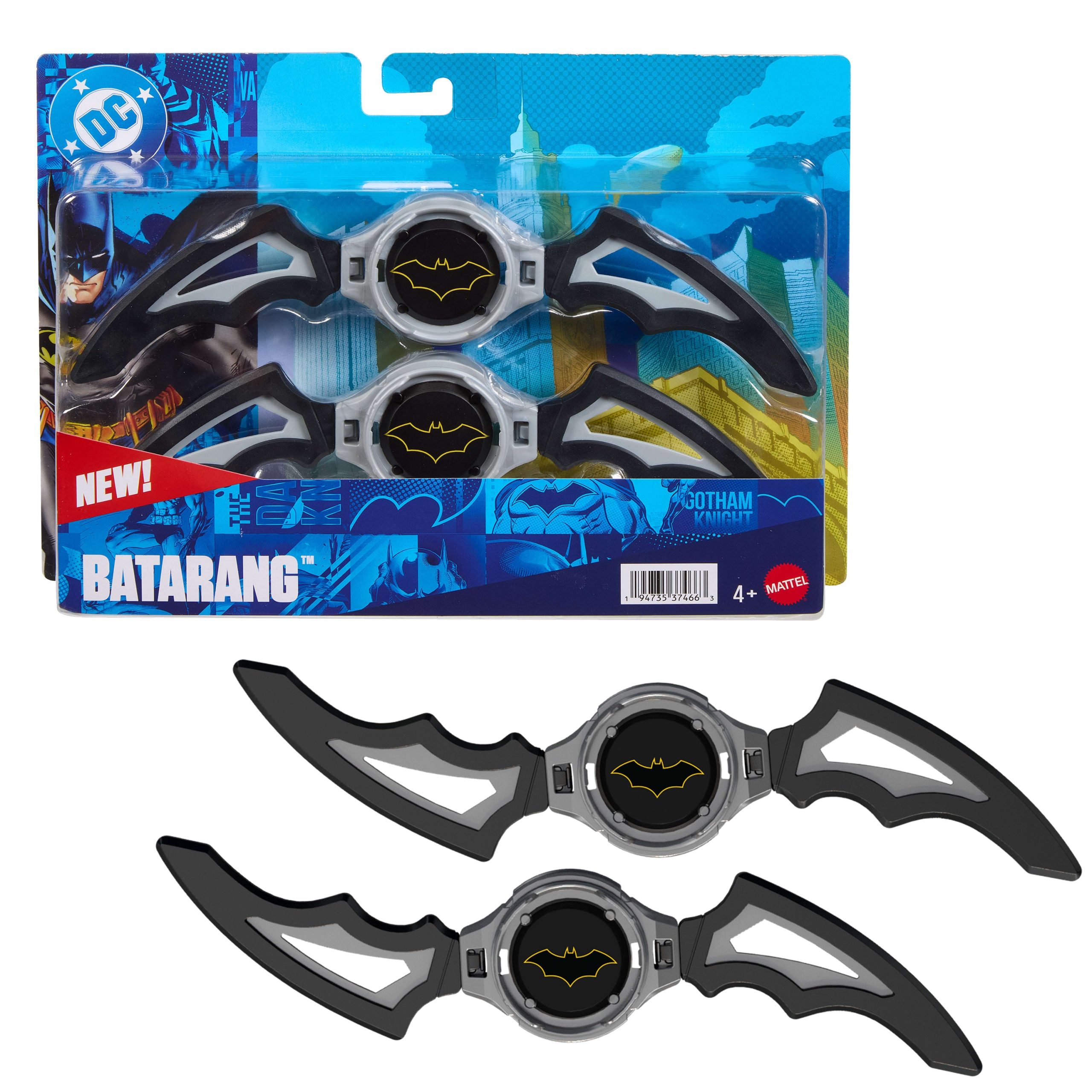 DC Premier Batlink Batarang Role Play Toy. Iconic Batman Boomerang Weapon 8 Inches Wide