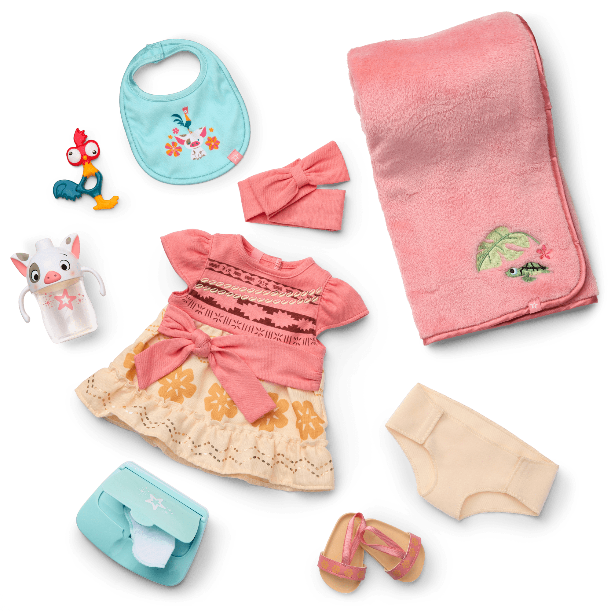 Disney Princess Moana Cuddle & Care Set with Bitty Baby® Doll by American Girl® - Image 2