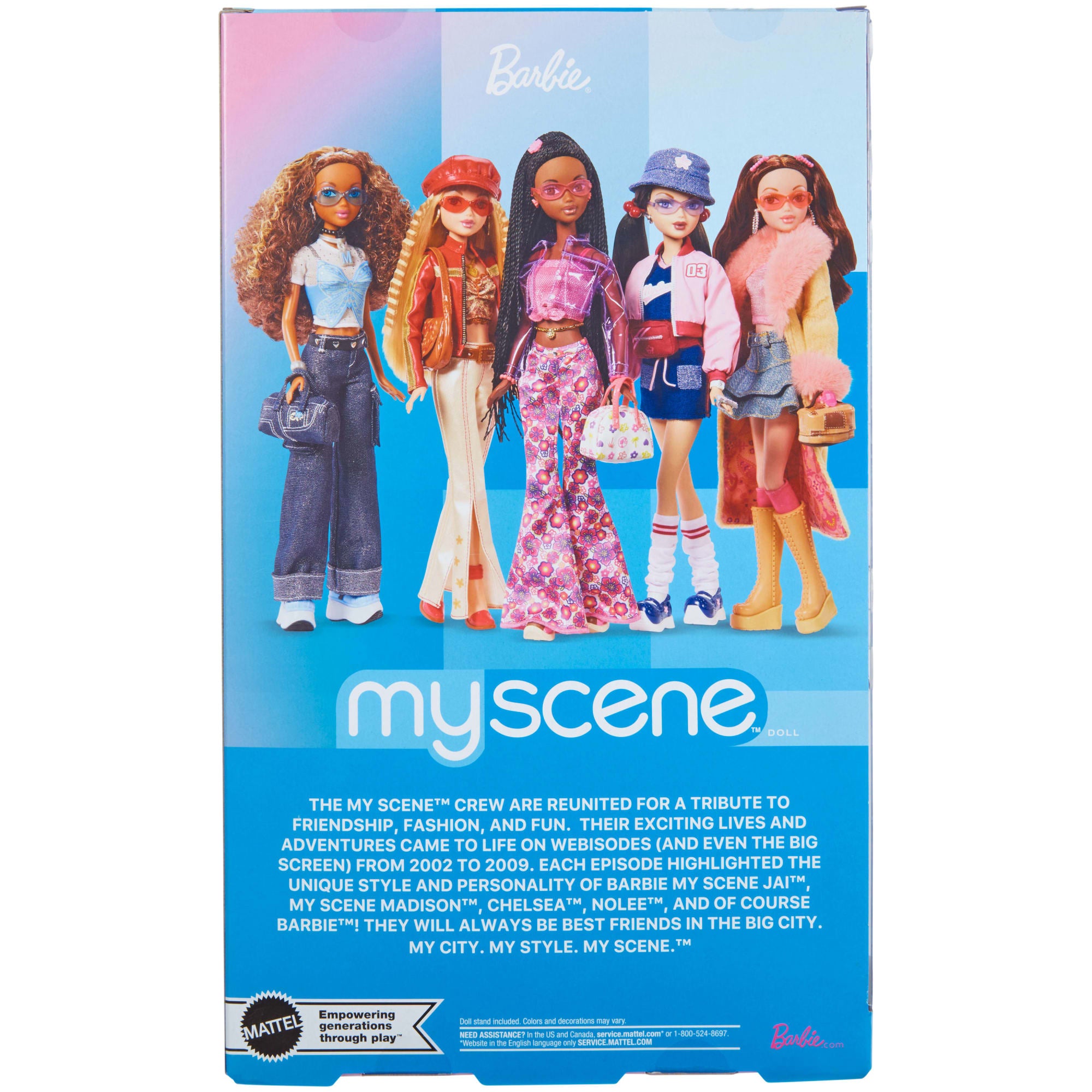 Barbie Signature My Scene Jai Collector Doll in Y2K-Inspired Outfit With Premium Accessories - Image 6