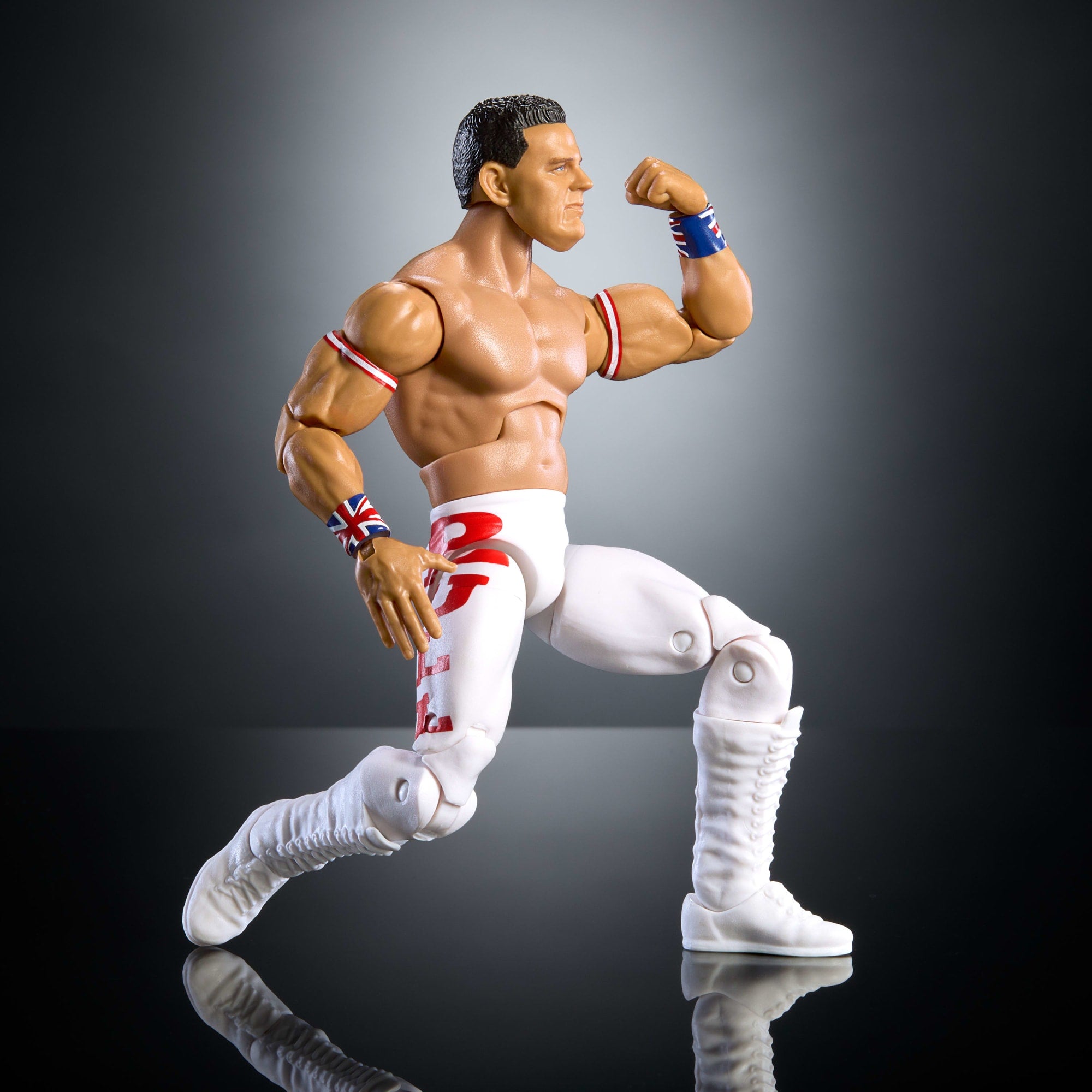 WWE Elite Collection Monday Night War British Bulldog Action Figure & Plus Golga Build-A-Figure Parts - Image 4