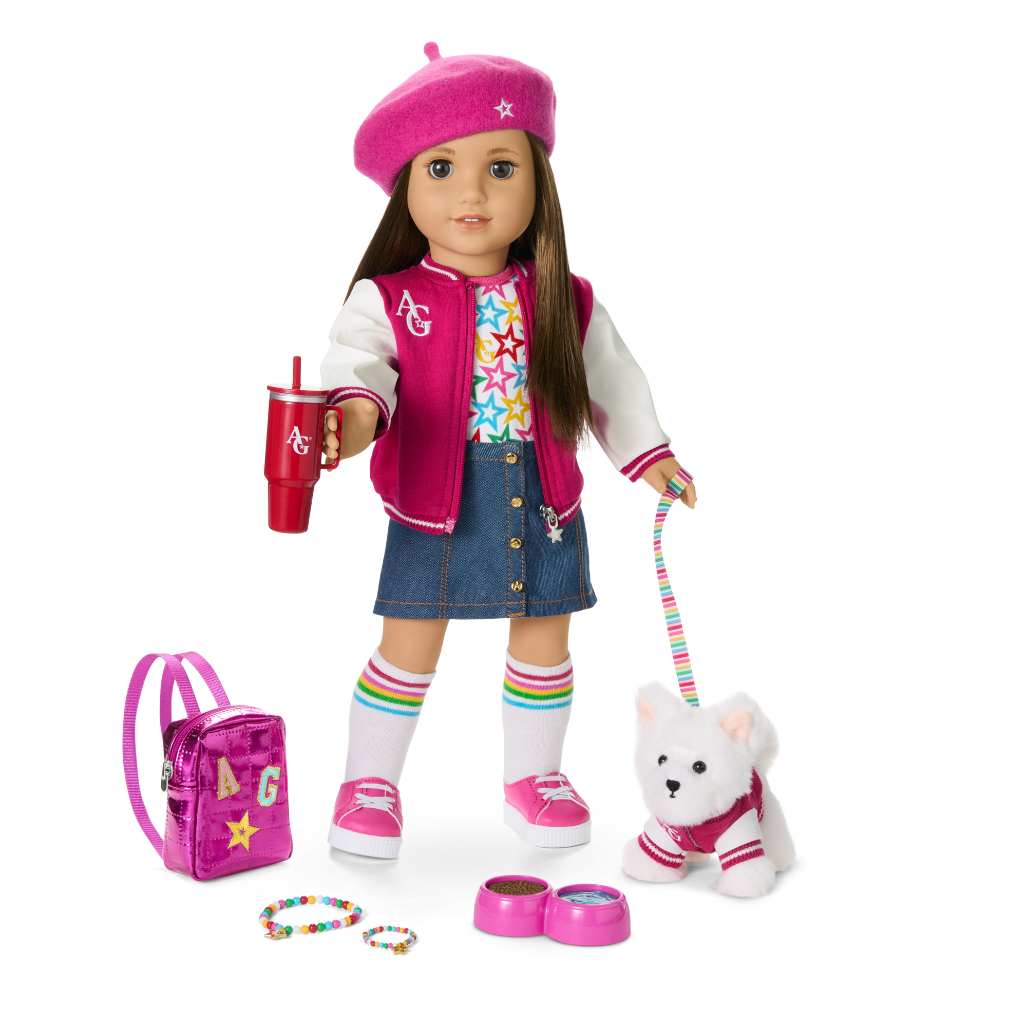 Truly Me™ 18-inch Doll #107 with straight brown hair - Image 17