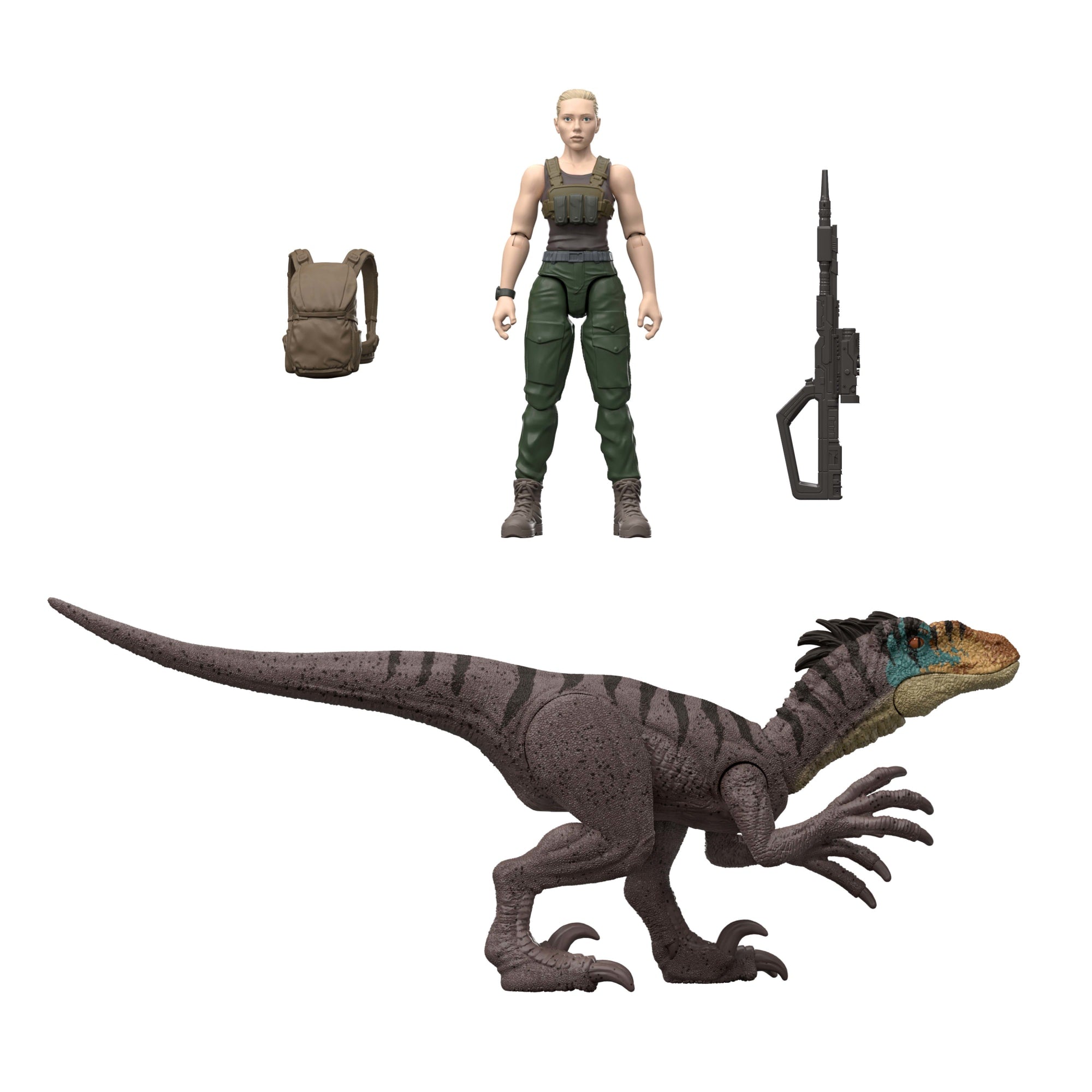Jurassic World Brinquedo Pacote de humano e dinossauro - Image 5