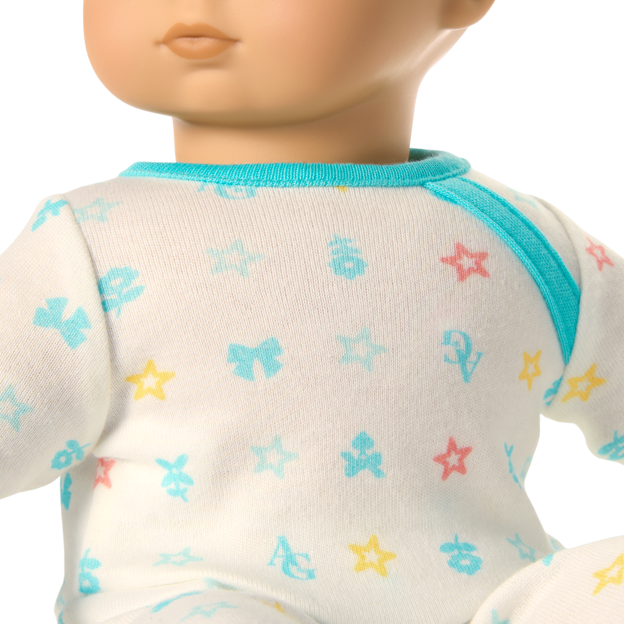 Bitty Baby® Doll #4 with black hair in Pastel Blue - Image 5