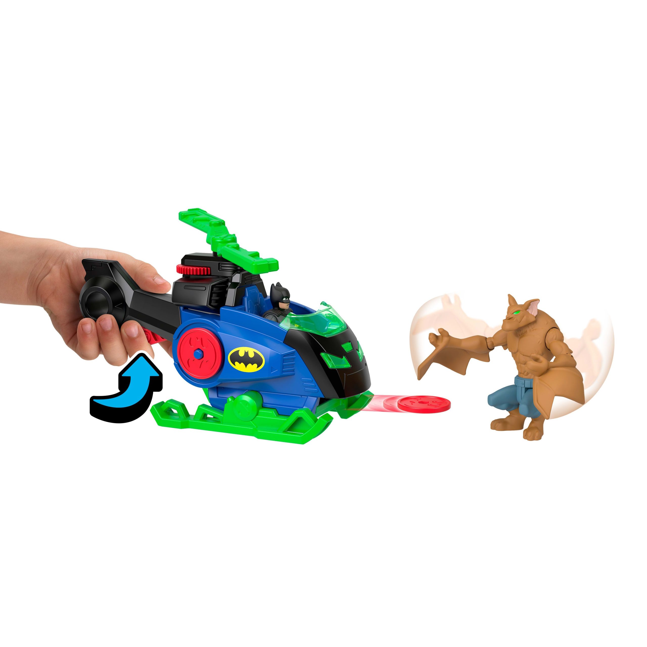 Imaginext Dc Super Friends Coffret Bat-Coptère et Man Bat - Image 4