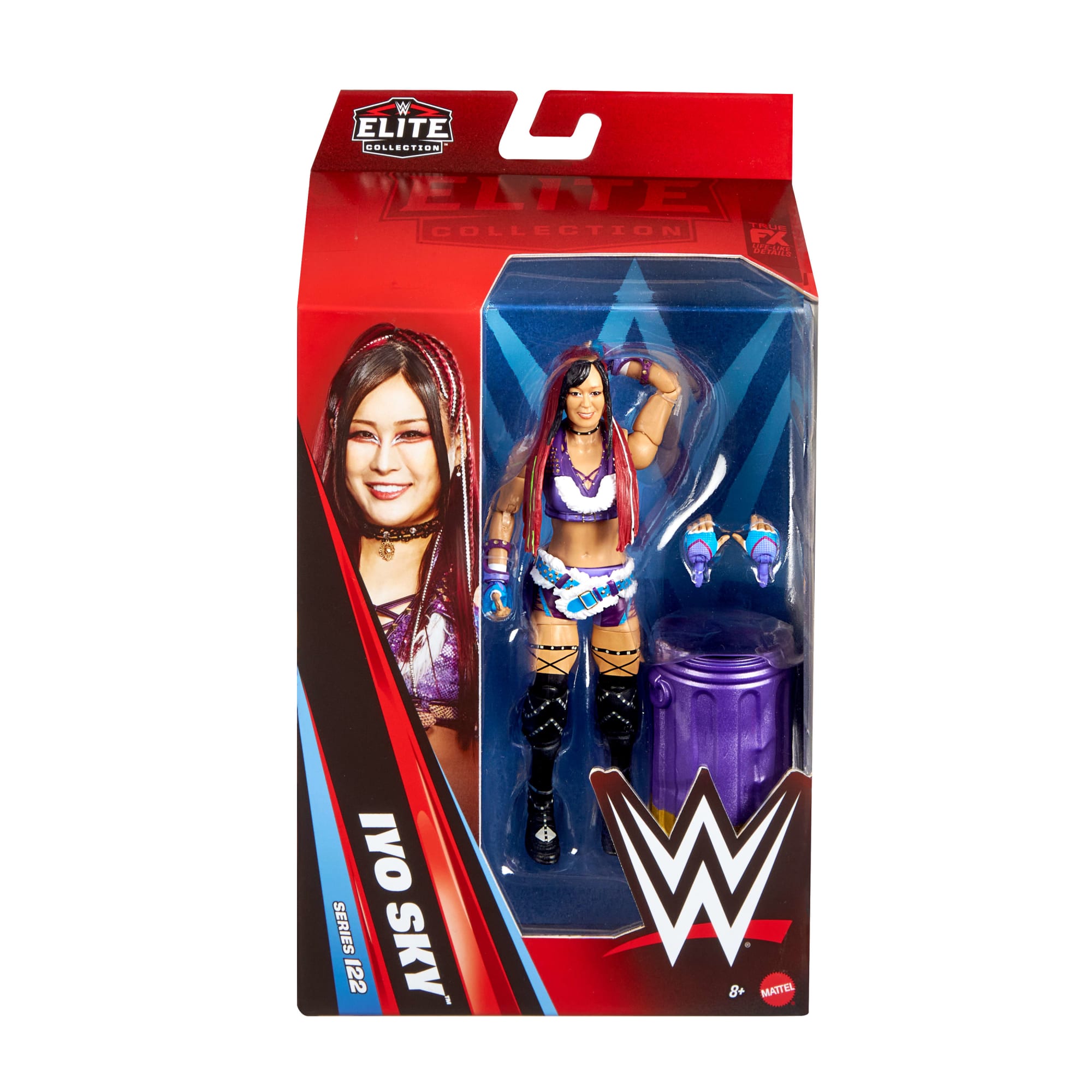 WWE Elite Iyo Sky Action Figure. Series #122 Set. 6-Inch Collectible With Articulation & Accessories - Image 6