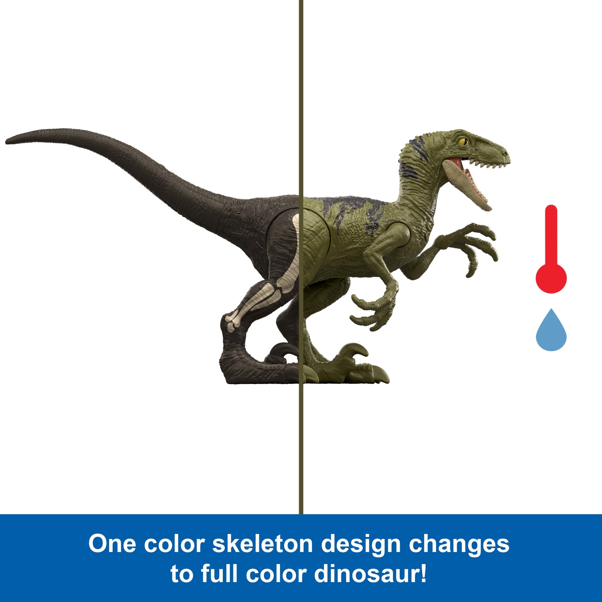 Jurassic World Dino Reveal Dinosaur Toys. Warm Water Uncovers Full Decoration. Unpack & Color Change - Image 3