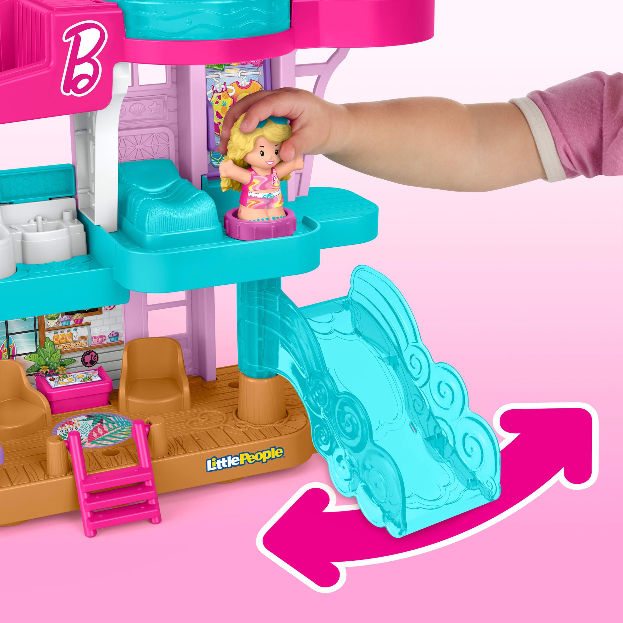 Fisher-Price Coffret Maison de Plage Barbie Little People® - Image 3