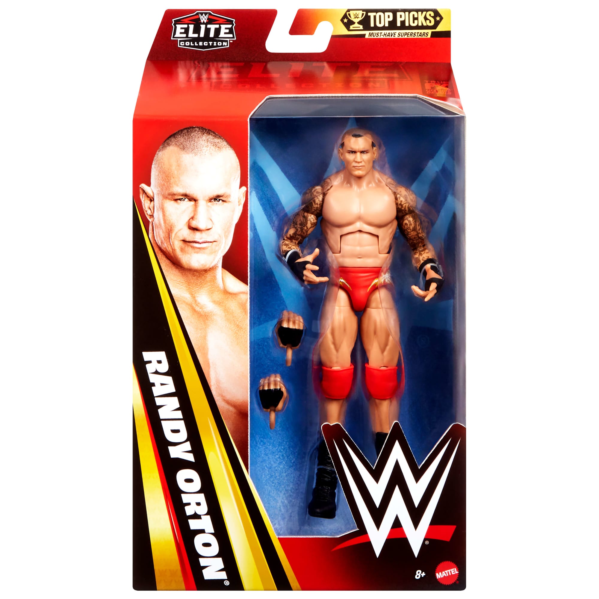 WWE Elite Collection Top Picks Randy Orton Action Figure & Accessories. 6-Inch Collectible Set - Image 2
