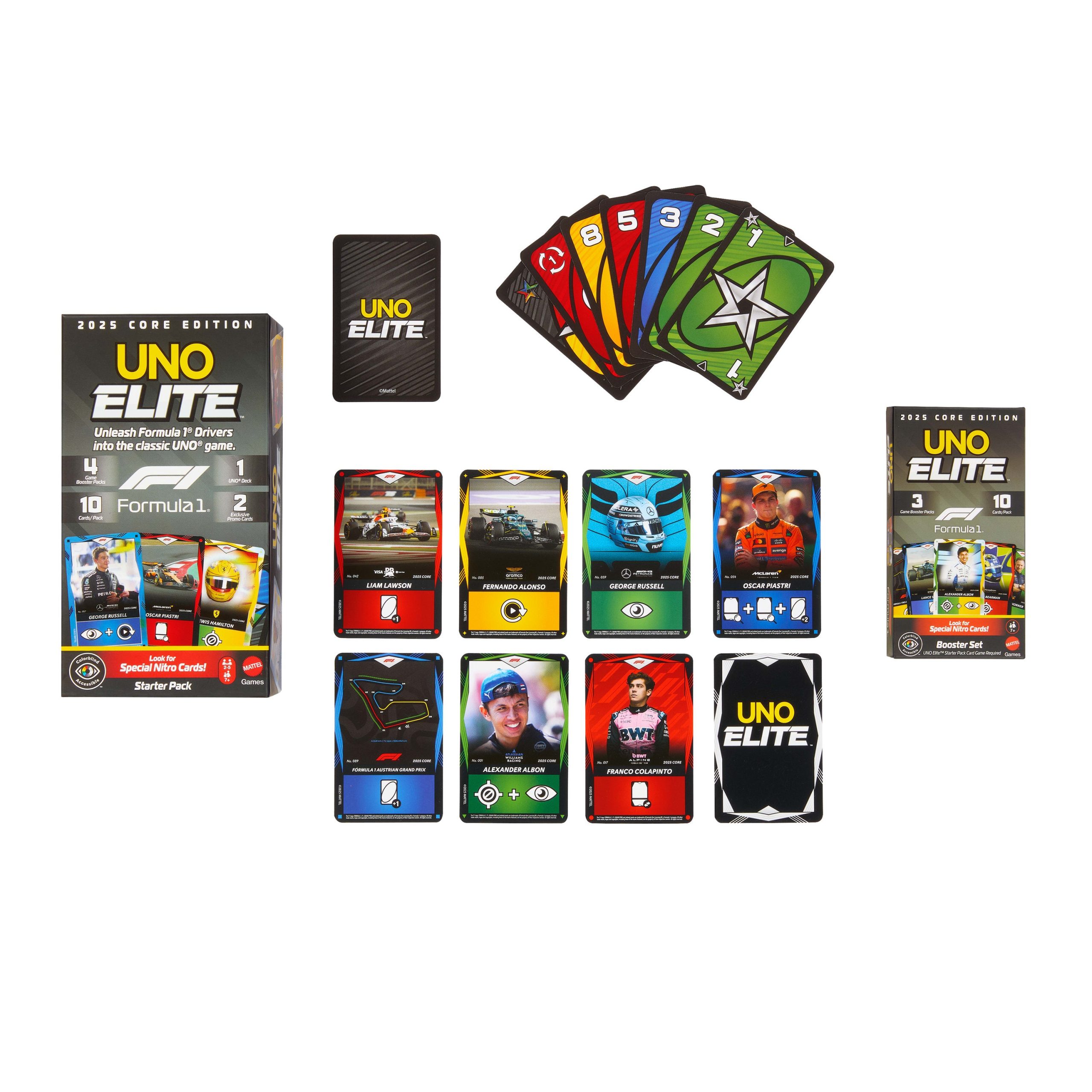 UNO Elite™ Formula 1® 2025 Core Edition Booster Set - Image 2