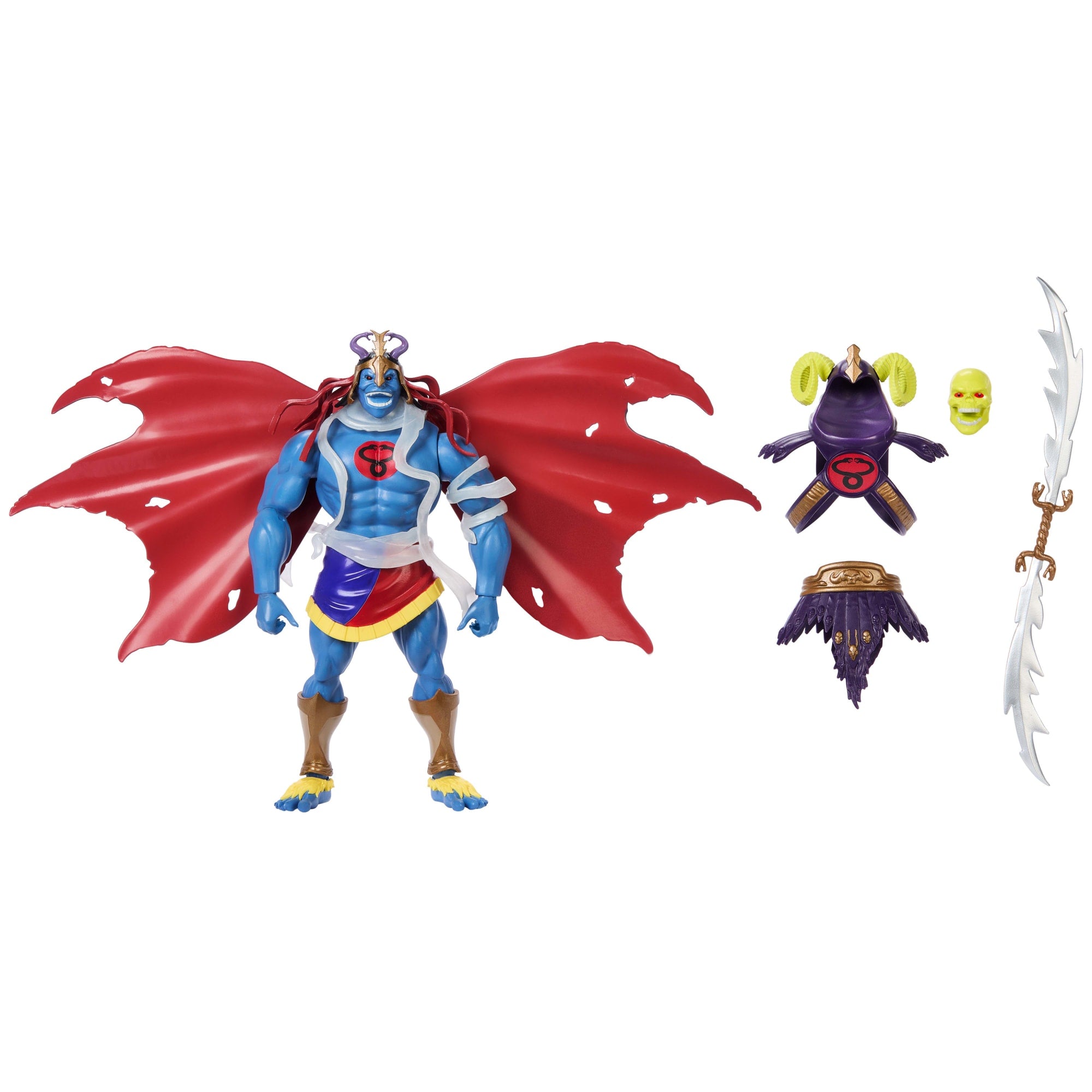 Masters Of The Universe Origins X Thundercats Skell-Ra Action Figure Toy Of Skeletor & Mumm-Ra - Image 2