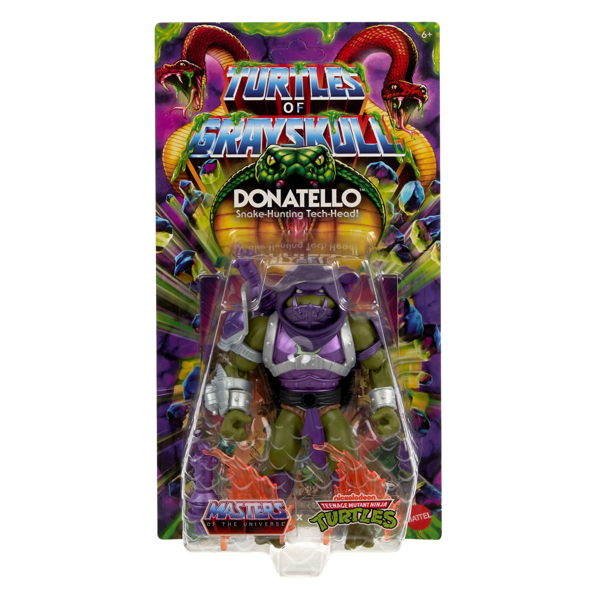Masters of the Universe Turtles of Grayskull Figura de Acción Donatello de 5.5 pulgadas - Image 2