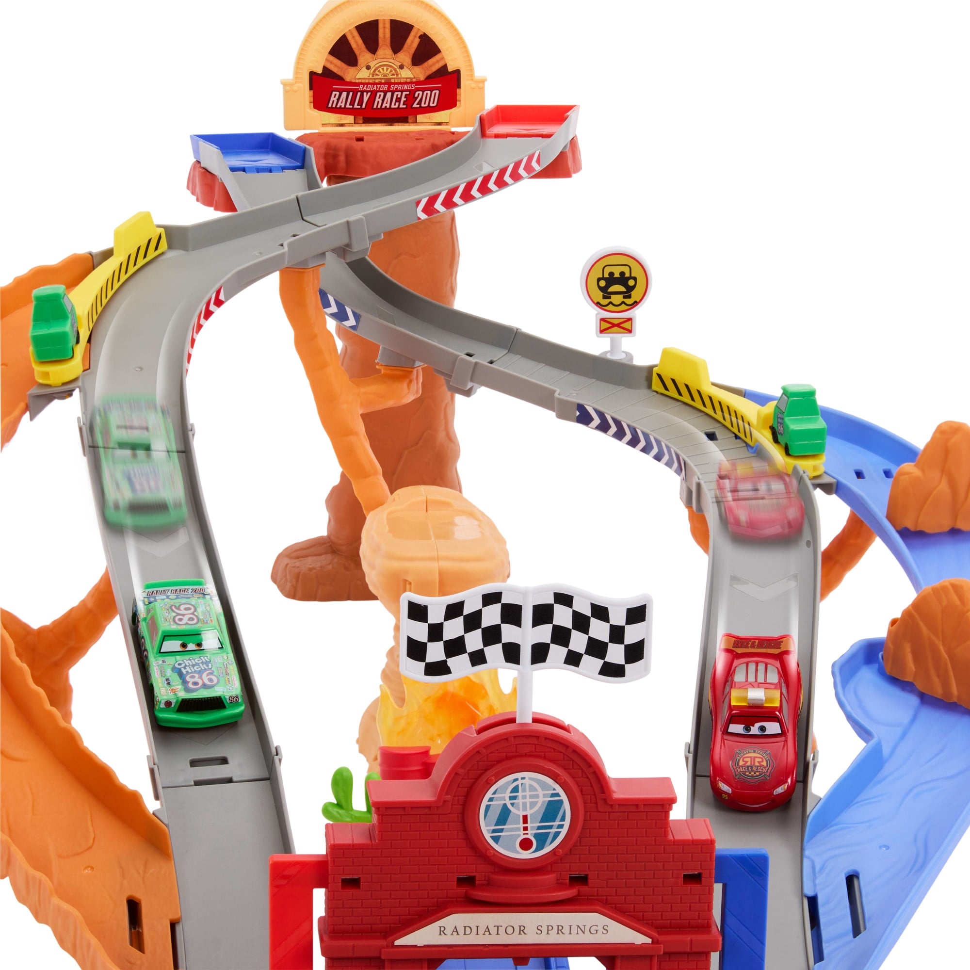 Cars Coffret Piste de Course Rescue Road Course de Radiator Springs - Image 3